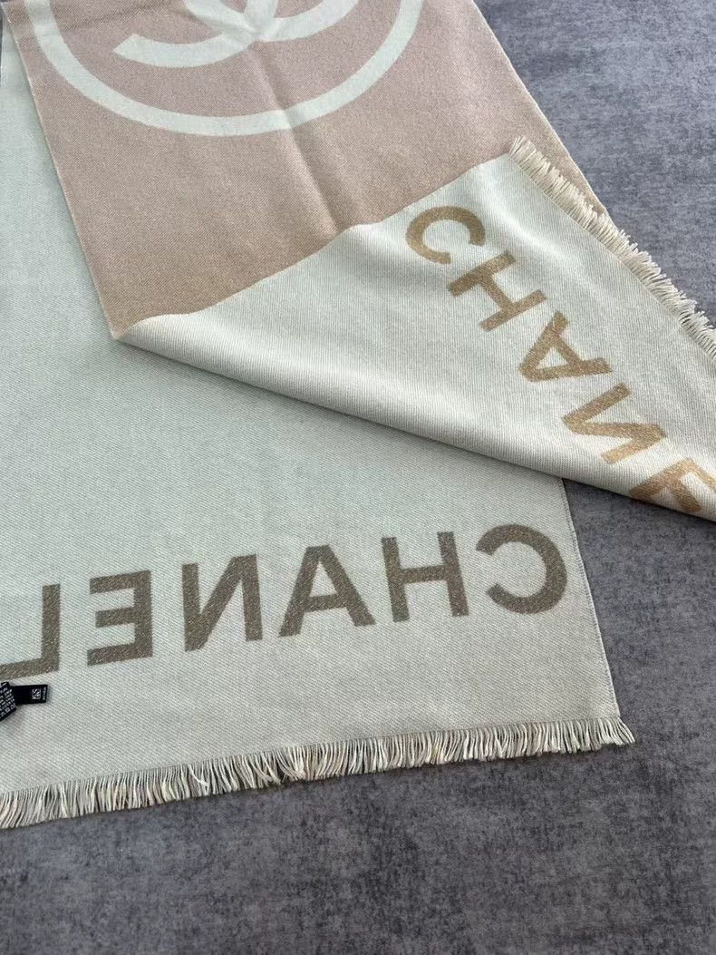 Chanel Chanel Gradient Cashmere Shawl -2505 Size ONE SIZE - 3 Thumbnail