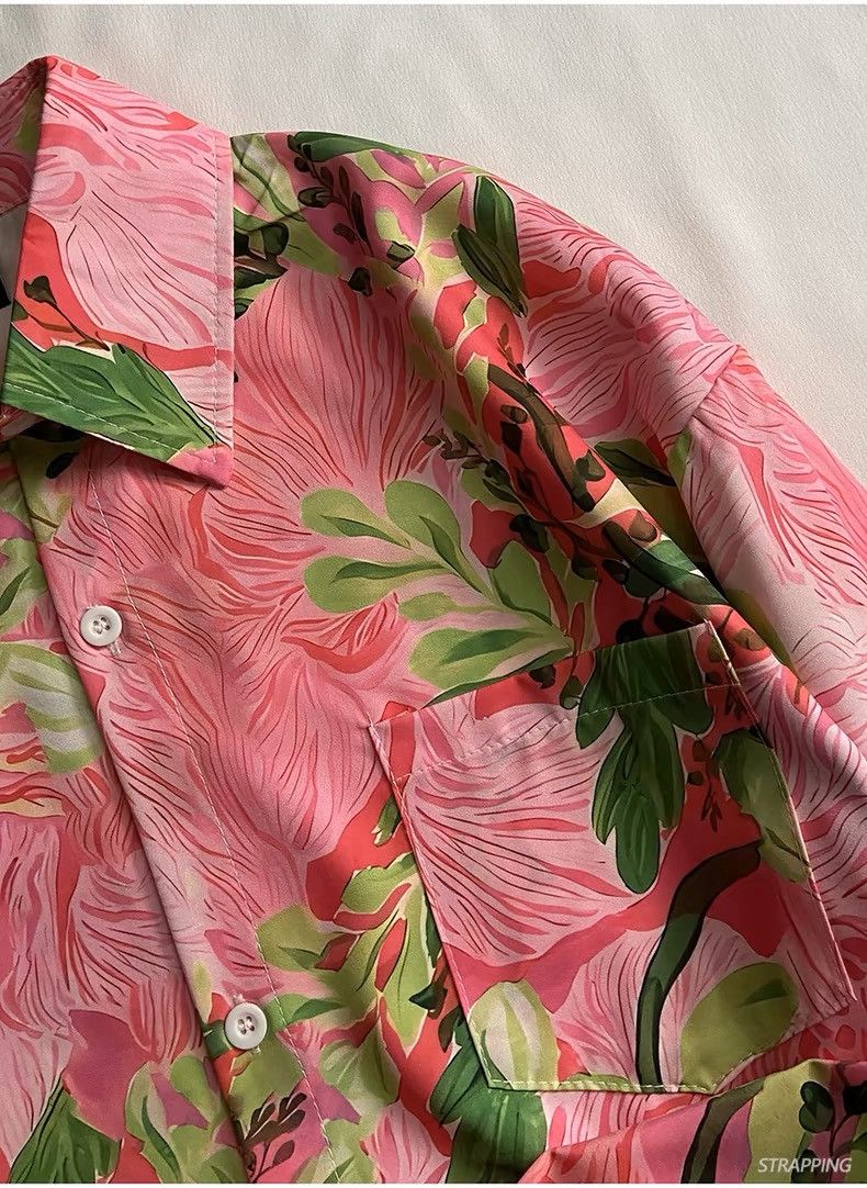 Other Summer Pattern Multi-color Button Up Shirt Size US M / EU 48-50 / 2 - 6 Thumbnail