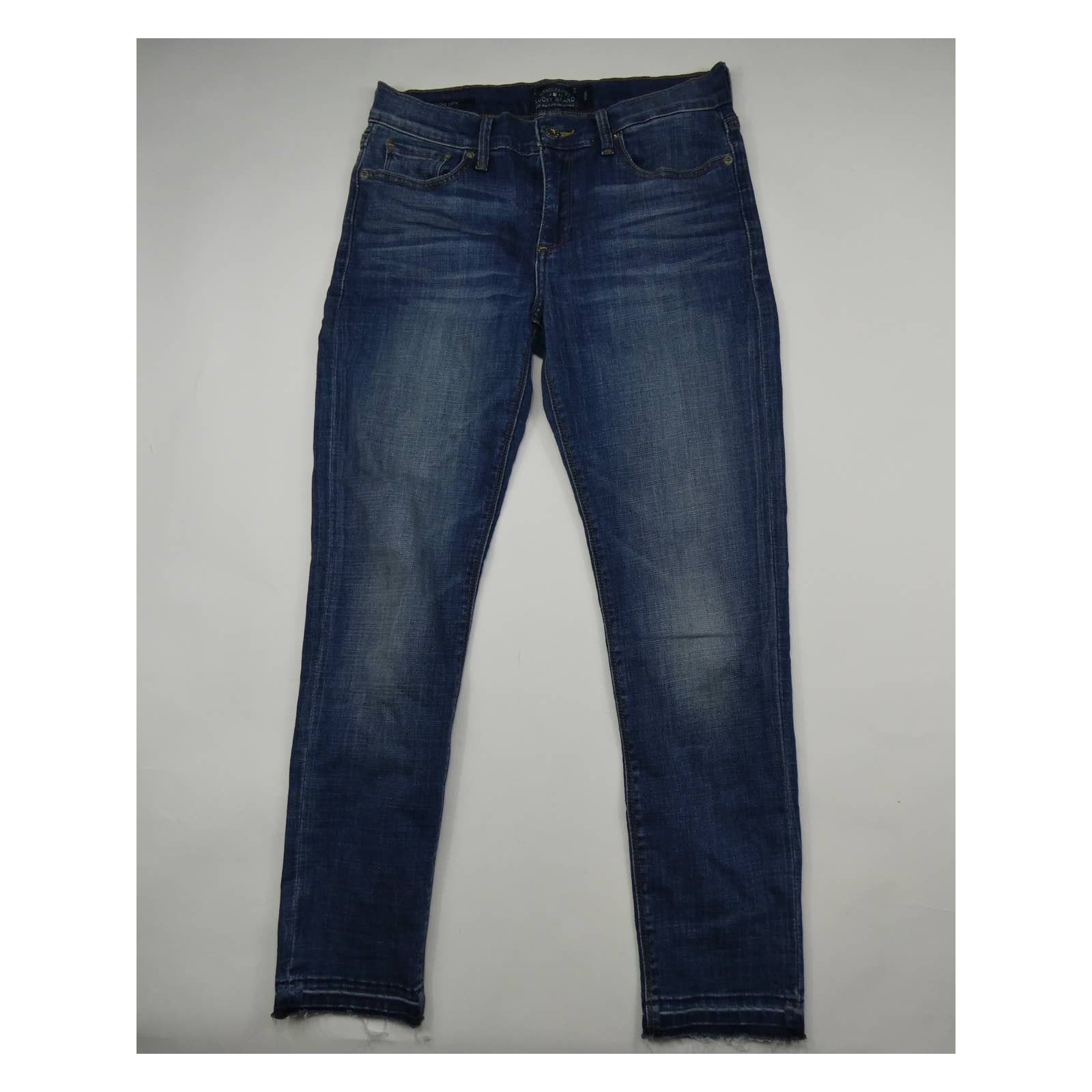Lucky Brand LUCKY BRAND Brooke Capri unfinished hem jeans, size: 2/26 Size 26" / US 2 / IT 38 - 1 Thumbnail