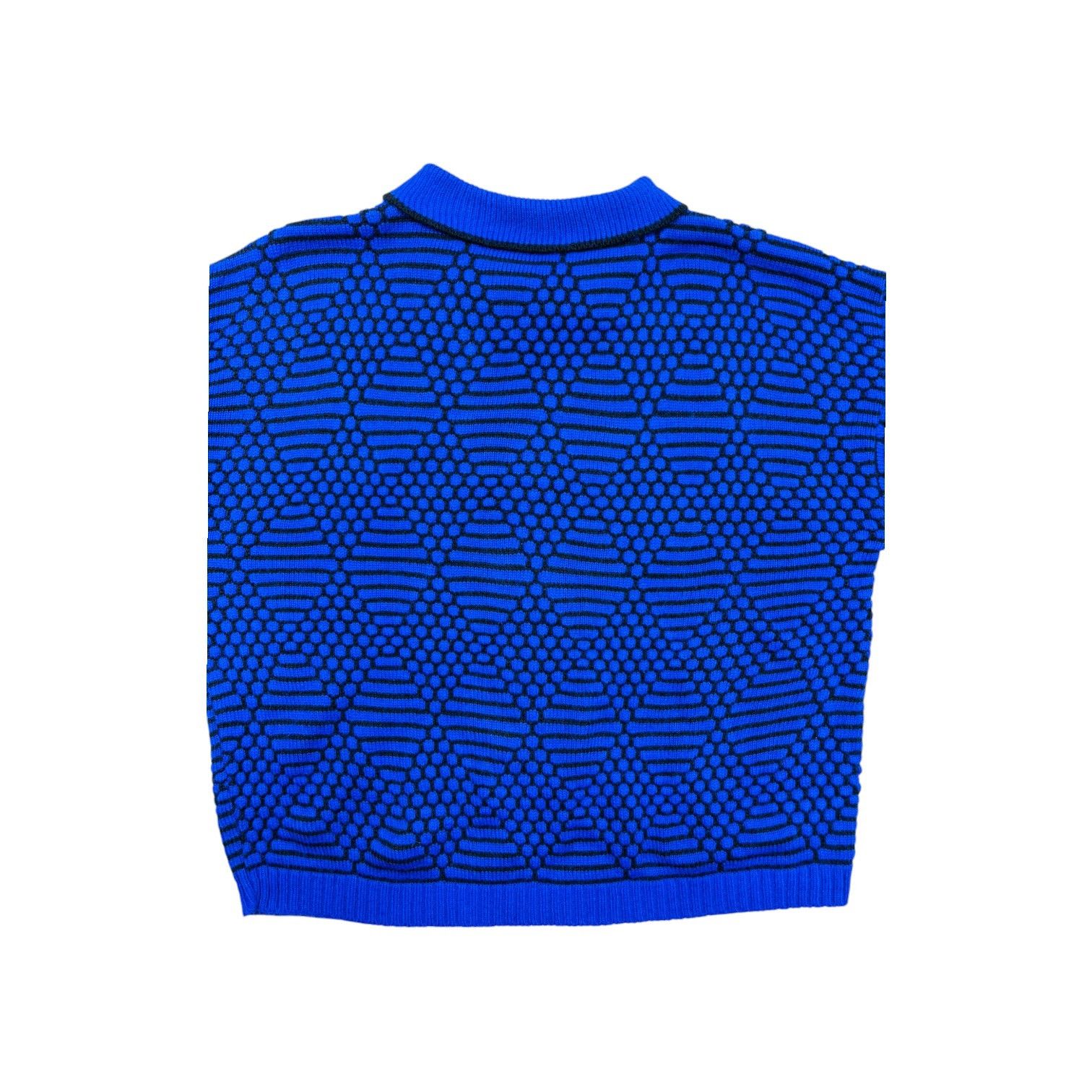 Other Vintage Retro Collared Sweater Objects D'art Blue Black S Size S / US 4 / IT 40 - 8 Thumbnail