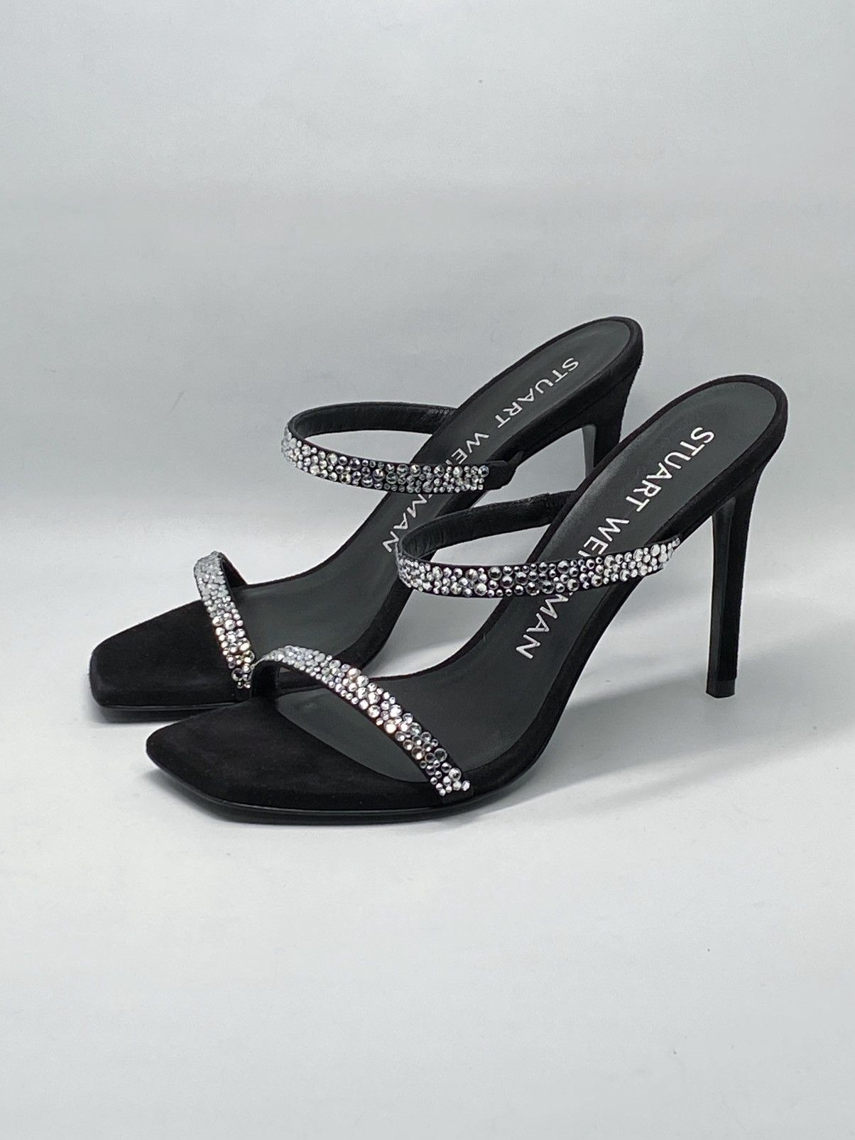 Stuart Weitzman Stuart Weitzman Suede Embellished Sandals size 6.5 Size US 6.5 / IT 36.5 - 4 Thumbnail