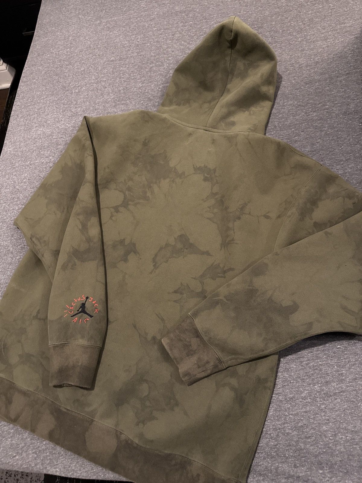 Jordan Brand × Travis Scott Travis Scott Jordan Washed Suede Hoodie Size US L / EU 52-54 / 3 - 2 Thumbnail