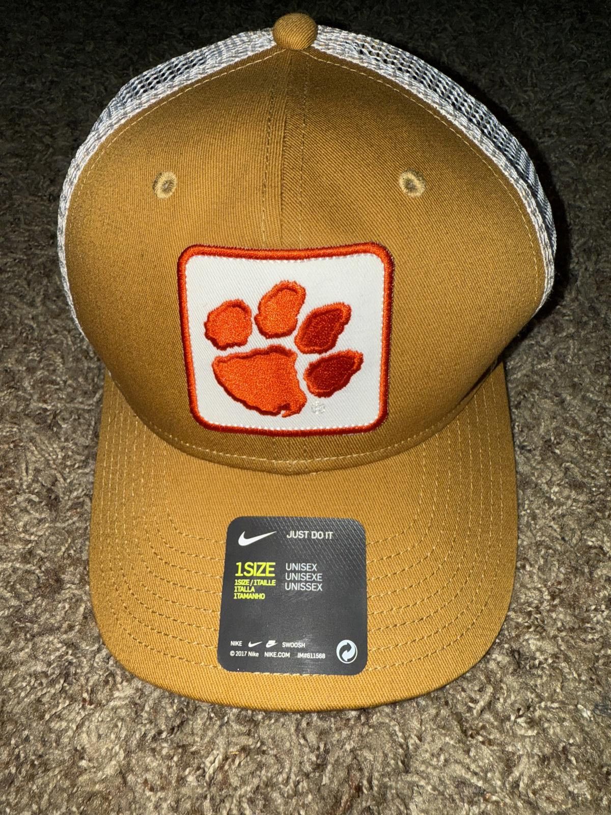 Nike Nike Adult Unisex Clemson Tigers Classic 99 Trucker Snapback Hat SampleUNRELEASE Size ONE SIZE - 1 Thumbnail