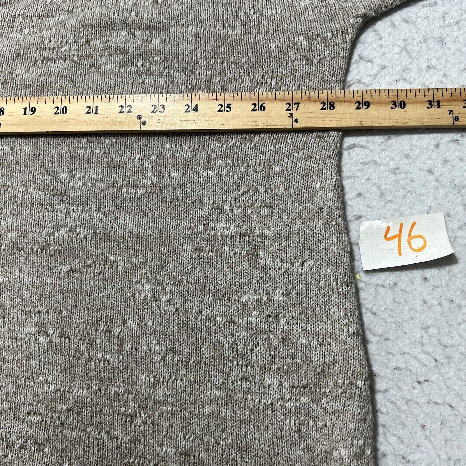 Other Torrid Marled Knit V-Neck 1/2 Sleeve Beige Sweater Pullover Size XL / US 12-14 / IT 48-50 - 8 Thumbnail