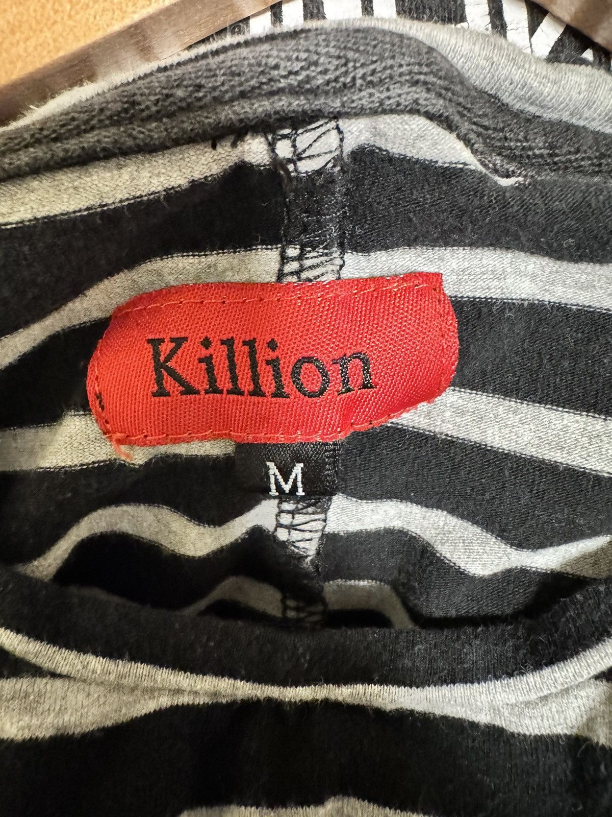 Killion × Other × Vintage Killion Black/Grey Stripes Tee Size US M / EU 48-50 / 2 - 6 Thumbnail