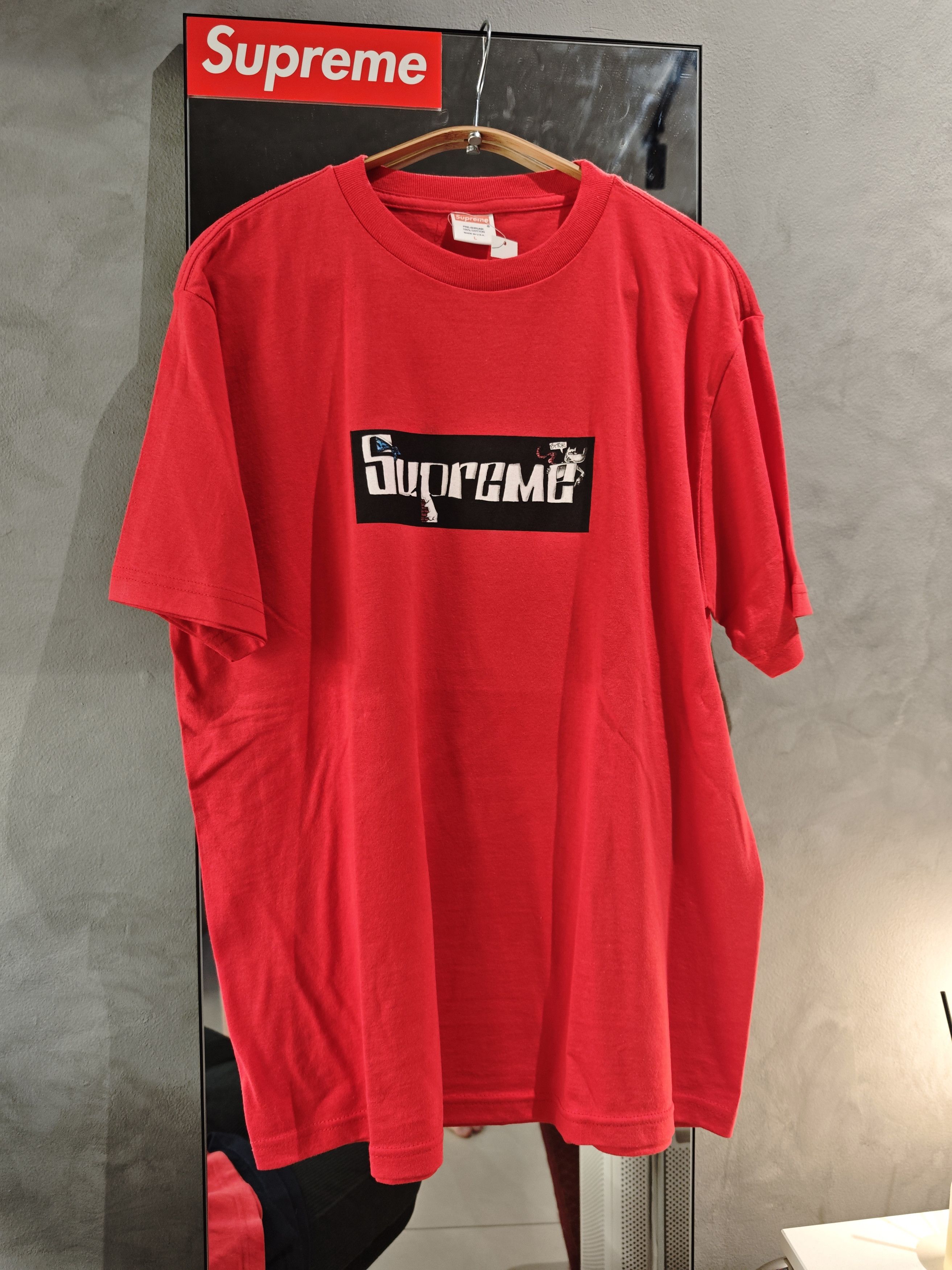 シュプリーム ジョー クール ボックス ロゴ Tシャツ Usa製 07SS Supreme x Joe Cool Box Logo Limited Edition Tee- Supreme