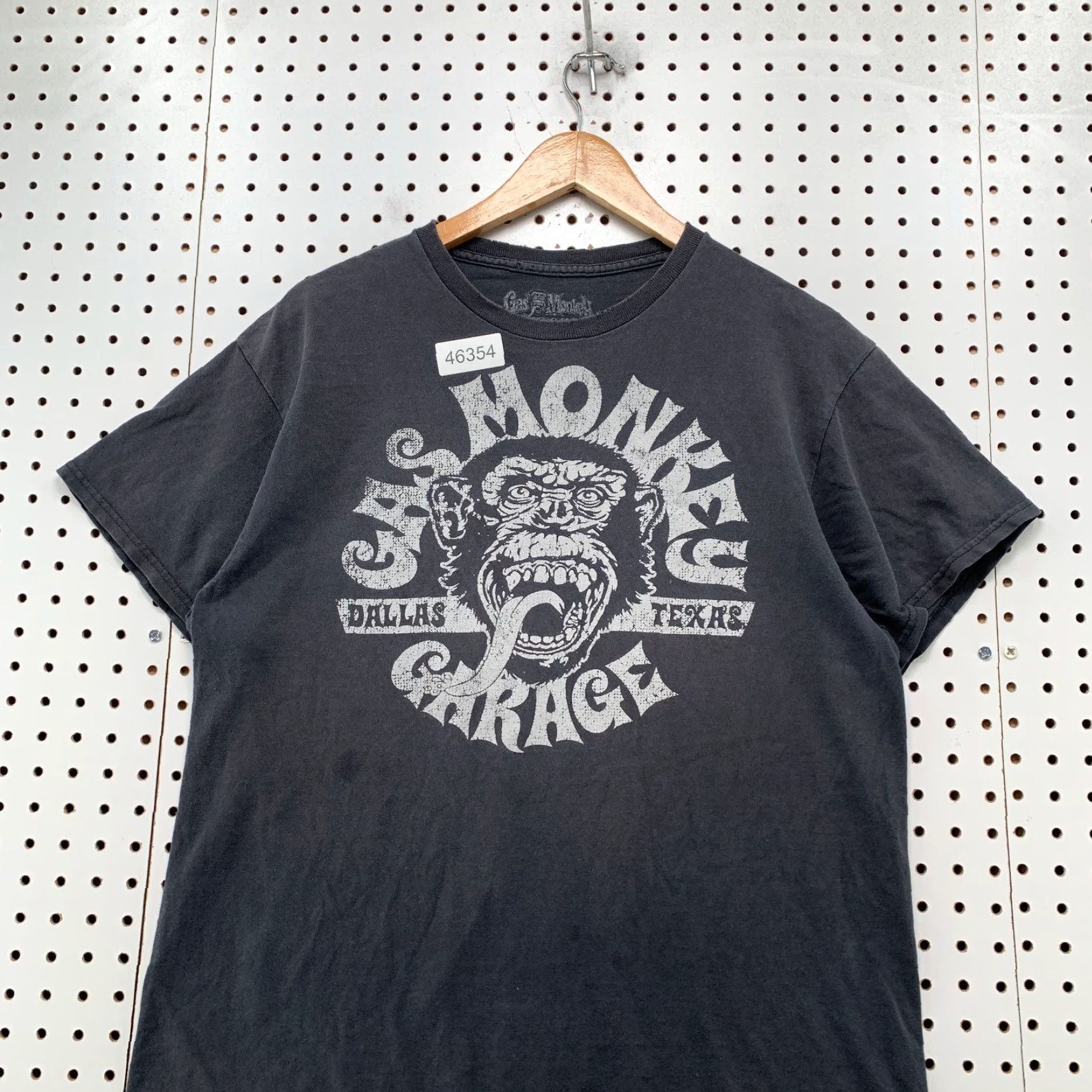 GAS Gas Monkey Garage Shirt Mens L Black Faded Car Tv Show Restoration Graphic Print N/A? Size US L / EU 52-54 / 3 - 4 Thumbnail