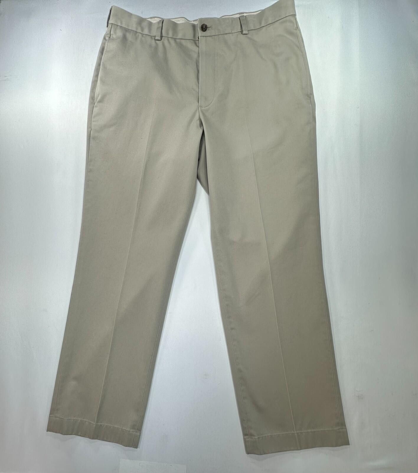 Brooks Brothers Brooks Bros Advantage Clark Cotton Chinos Brown Mens 37/30 Size US 37 - 1 Thumbnail