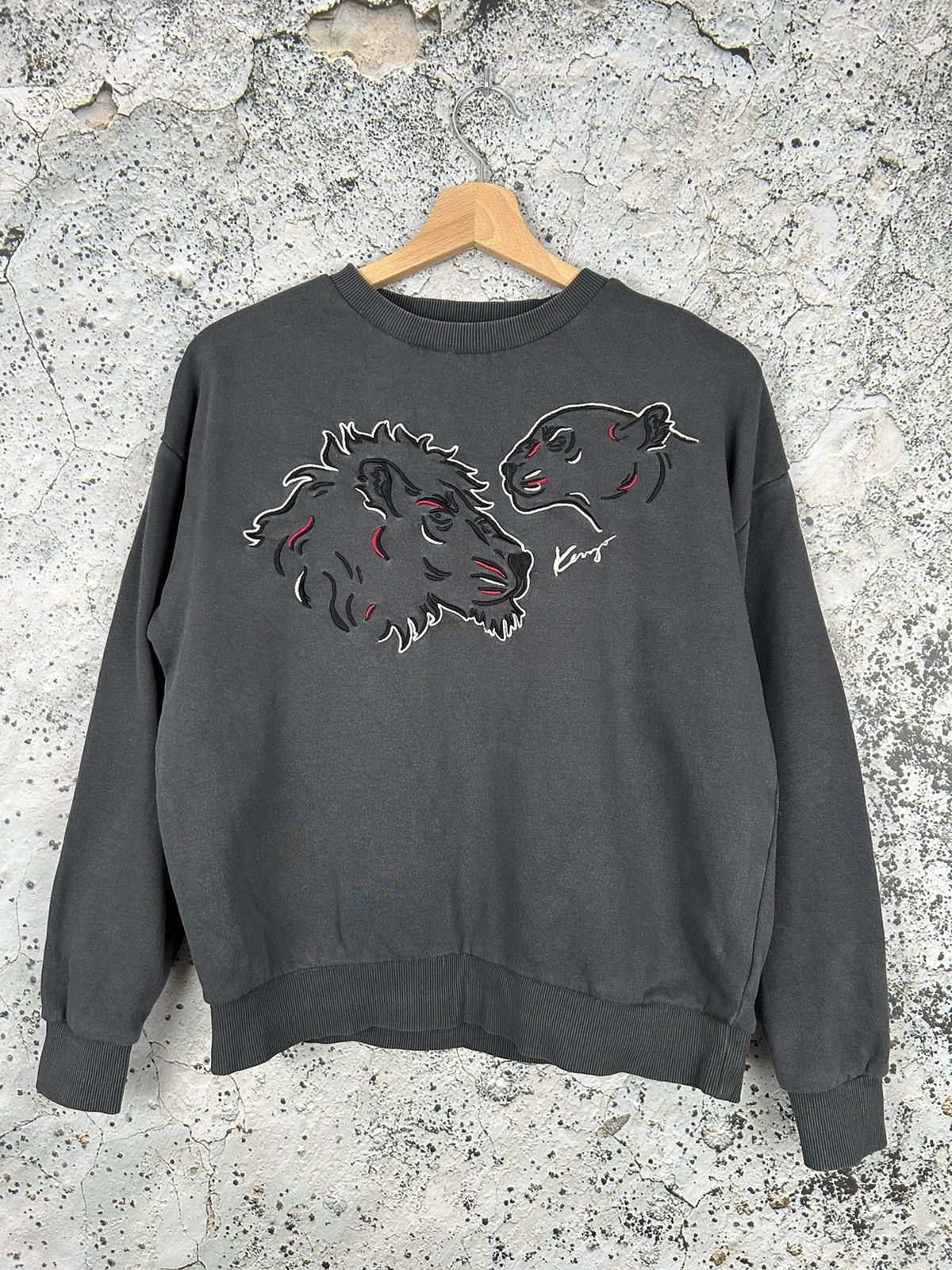 Kenzo Kids 14 Lion Tiger Crewneck Luxury Designer Rare Hype
