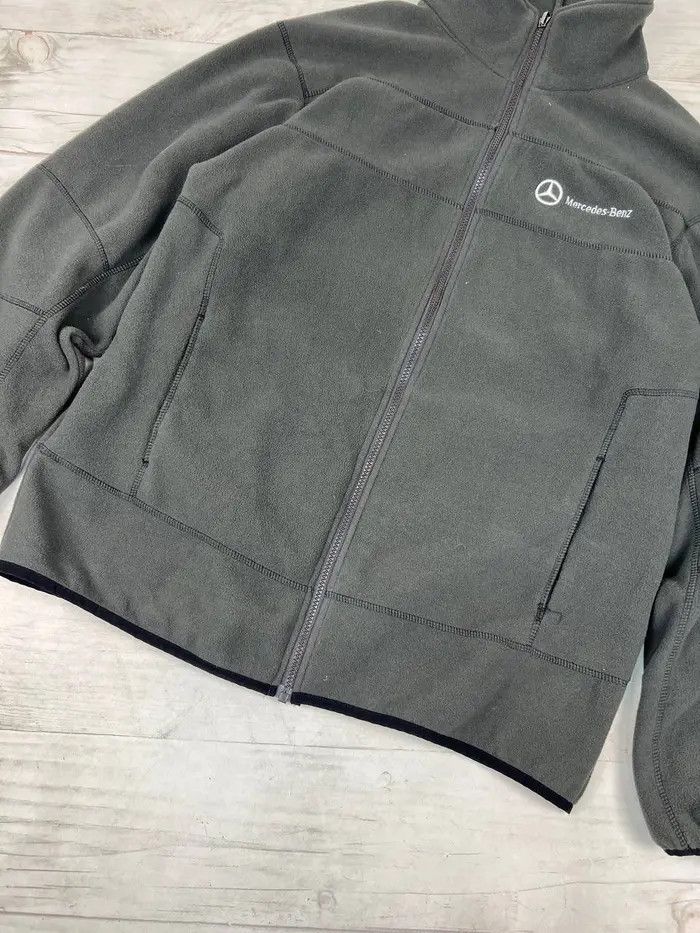 Mercedes-Benz Vintage Mercedes Benz Fleece Jacket Size US L / EU 52-54 / 3 - 7 Thumbnail