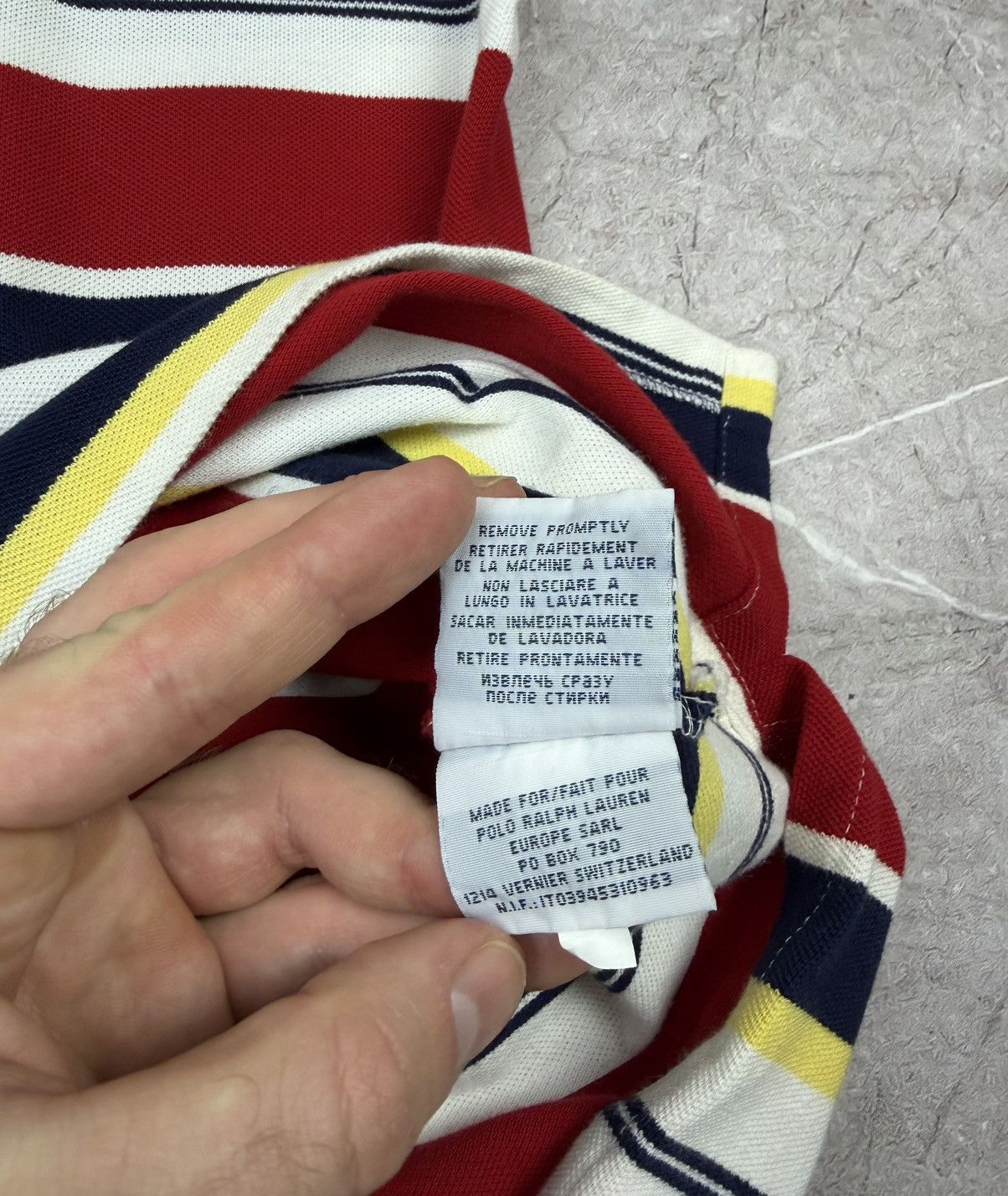 Polo Ralph Lauren Vintage 90s Y2K Polo Ralph Lauren Striped Polo Shirt Size US S / EU 44-46 / 1 - 7 Thumbnail
