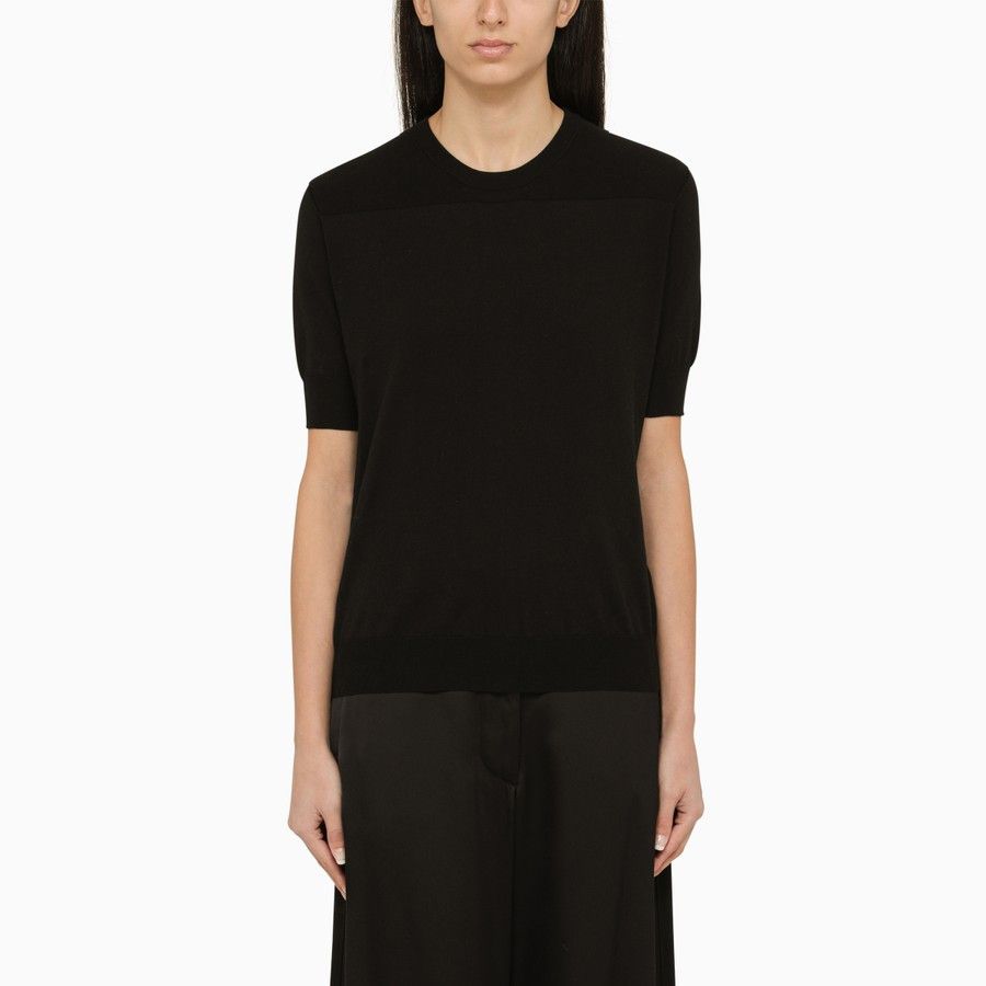 Jil Sander o1d2blof0824 Cotton Jersey in Black Size XS / US 0-2 / IT 36-38 - 1 Thumbnail