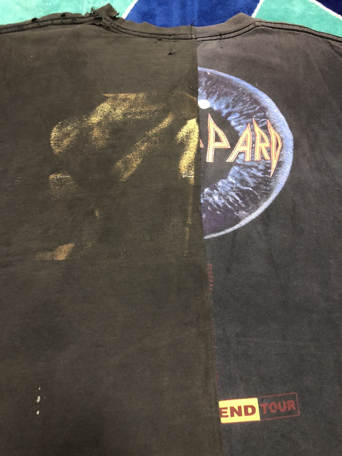 Vintage Vintage custom band shirt DEF LEPPARD Size US XL / EU 56 / 4 - 14 Thumbnail