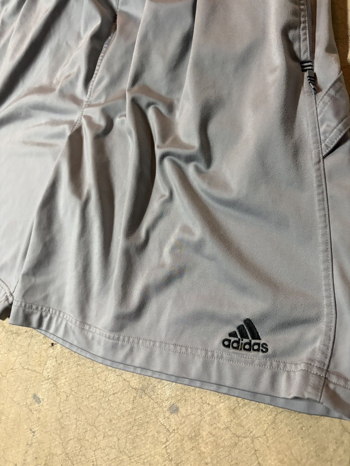Adidas Vintage 00’s Adidas Y2K Carpenter Baggy Shorts Smoke Gray XL Size US 36 / EU 52 - 2 Thumbnail