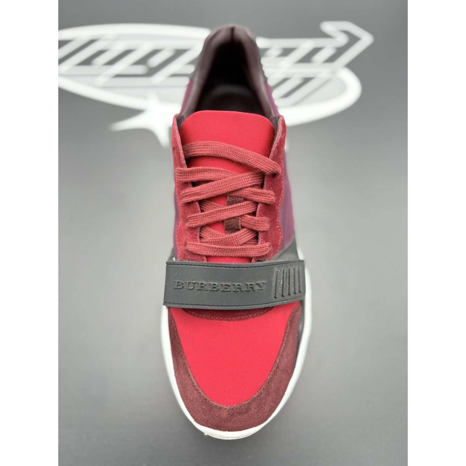 Burberry Burberry Regis Sneaker ' Red Black ' | GREAT CONDITION! Size US 10.5 / EU 43-44 - 11 Thumbnail