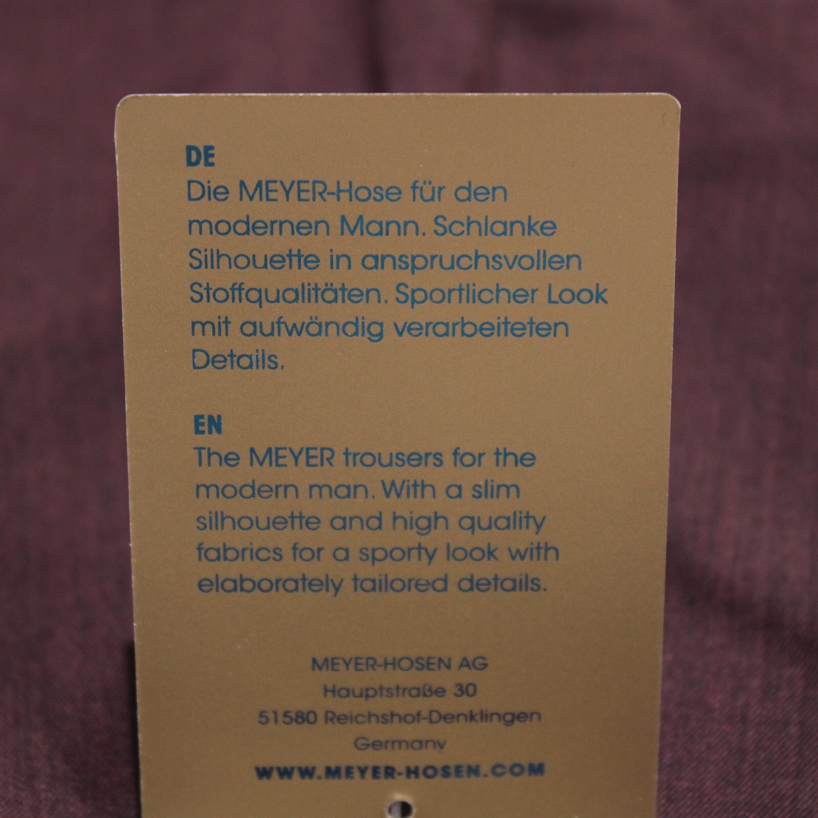 Other Meyer New with tags Dress Pants Size 40 US In Purple Size US 40 / EU 56 - 4 Thumbnail