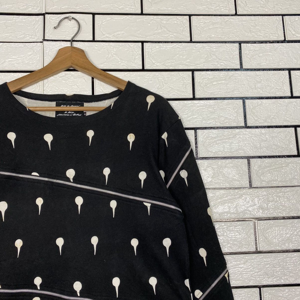 Japanese Brand 📌Sweatshirt Polkadot Design Hirohiko Araki Issey Miyake Size US M / EU 48-50 / 2 - 7 Thumbnail