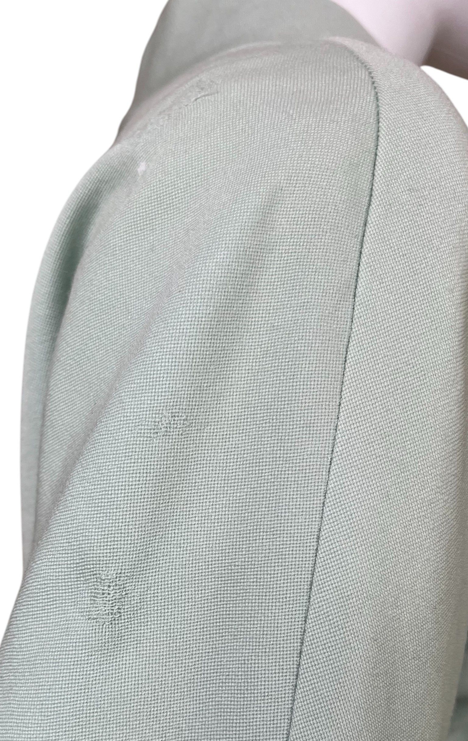 Versace by Gianni 1990's Cropped Aqua Green Blazer Size S / US 4 / IT 40 - 10 Thumbnail