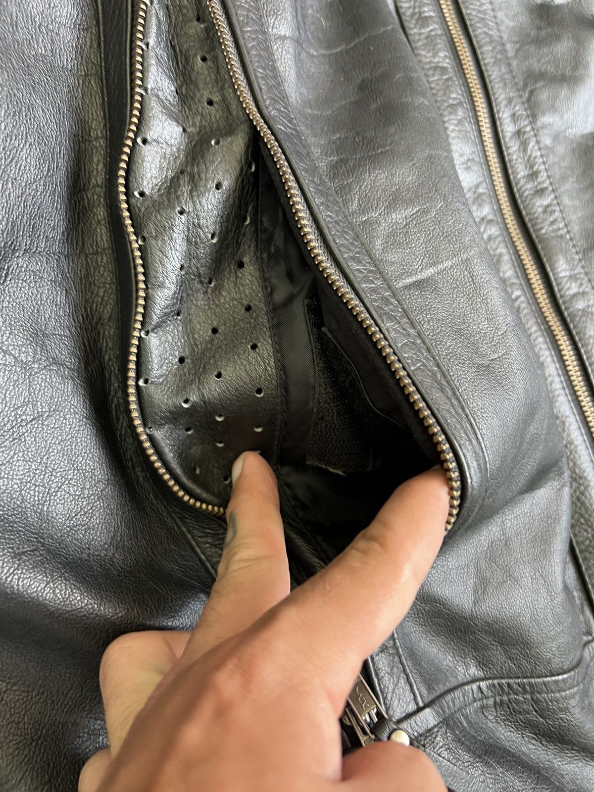 Harley Davidson × Vintage Vintage Harley Davidson Leather Jacket 2XL motorcycle Size US XXL / EU 58 / 5 - 8 Thumbnail