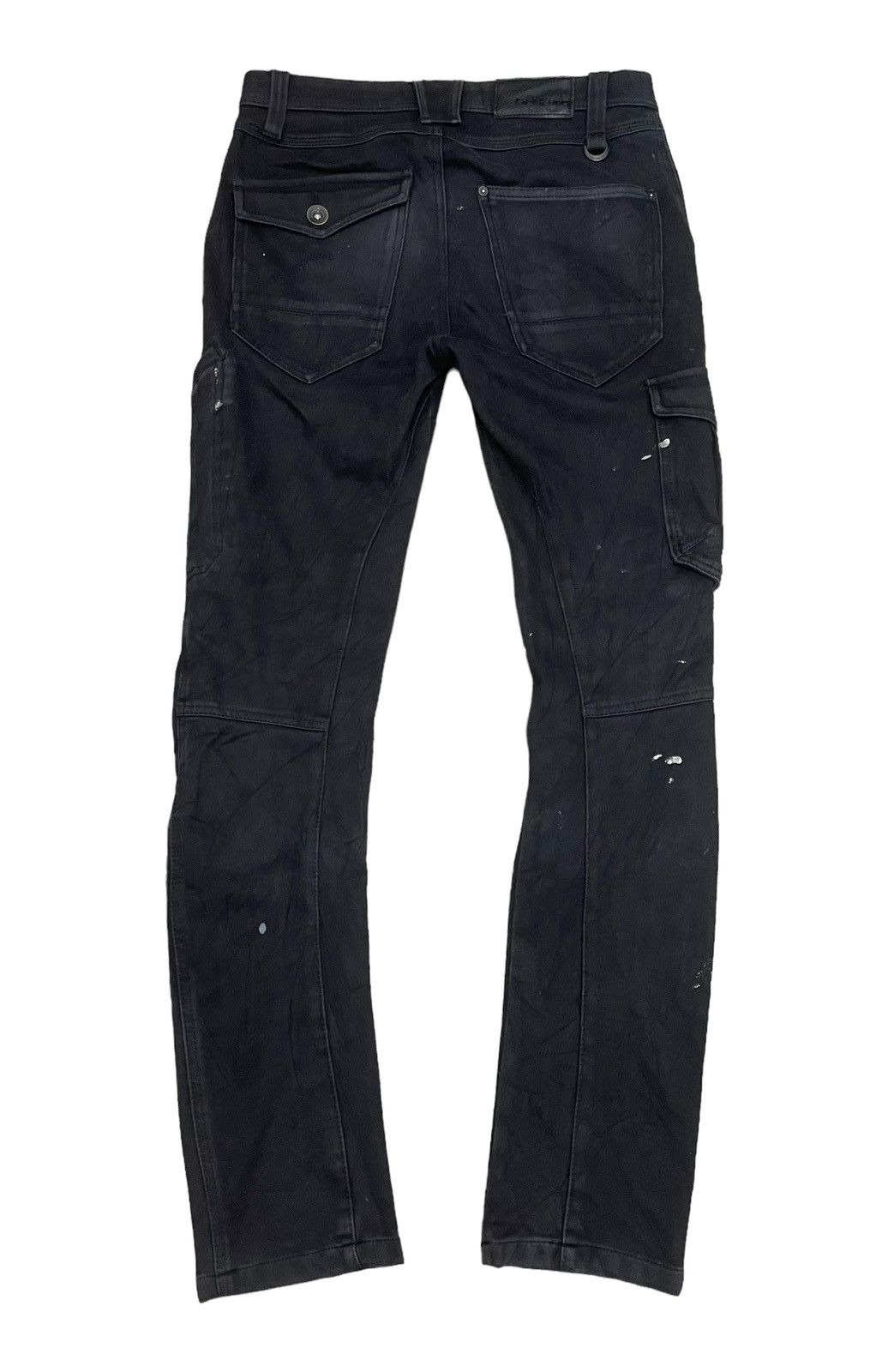 Japanese Brand Serenede Inspired by Fieldcore Painted Cargo Jeans Size US 30 / EU 46 - 2 Thumbnail