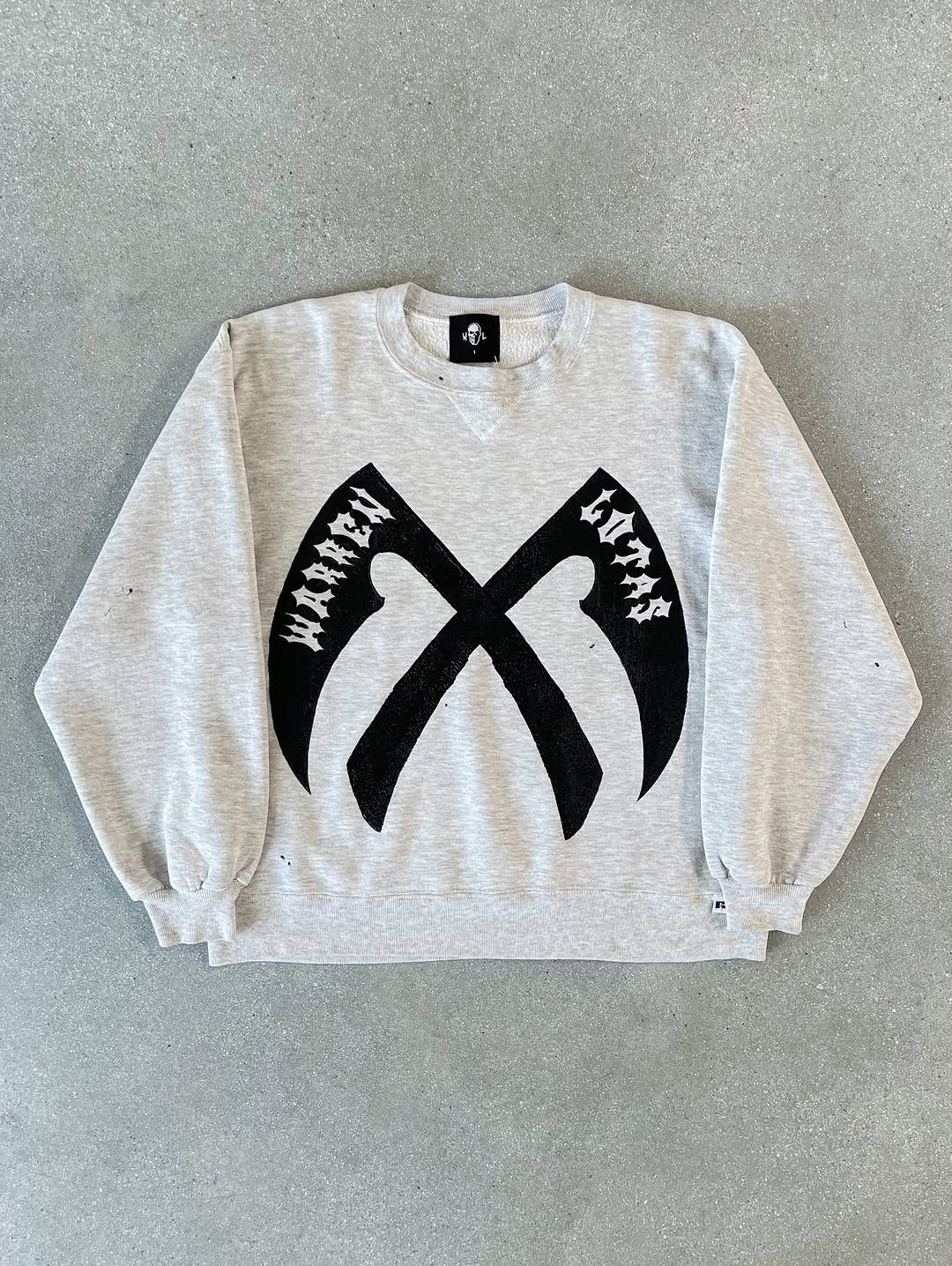 Vintage × Warren Lotas RARE 2025 WARREN LOTAS VINTAGE CROSSED SCYTHE CREWNECK (S) Size US S / EU 44-46 / 1 - 1 Preview