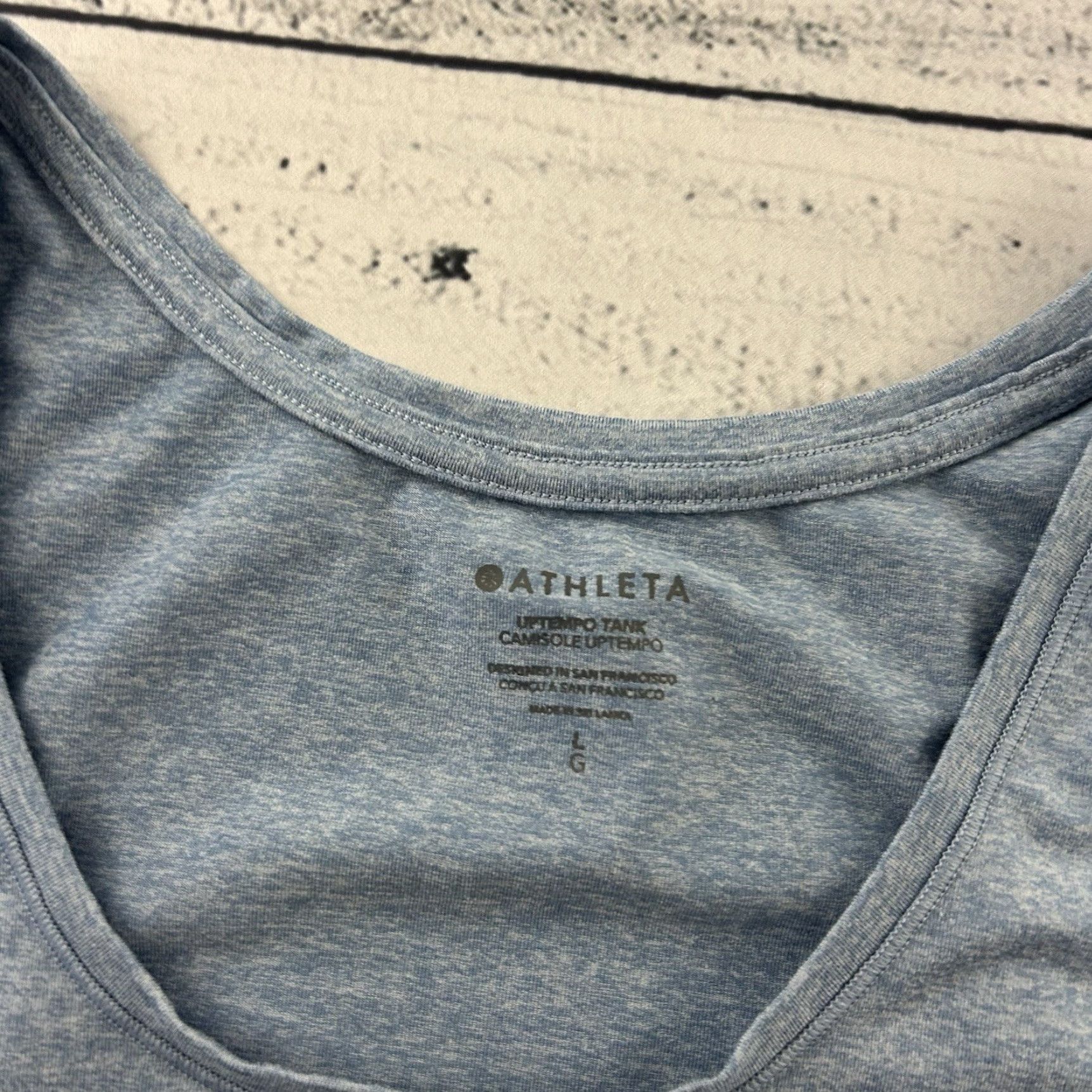 Athleta Athleta Shirt Camisole Tank Sleeveless Casual Womens Large Blue Size L / US 10 / IT 46 - 2 Thumbnail