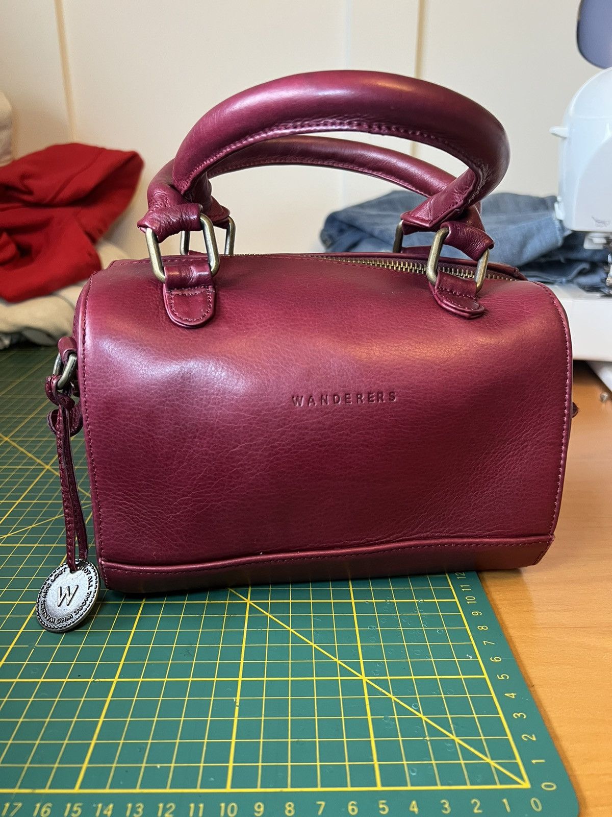 Vintage Vintage Wanderers Travel Co. Mini Turin leather handbag Size ONE SIZE - 1 Thumbnail