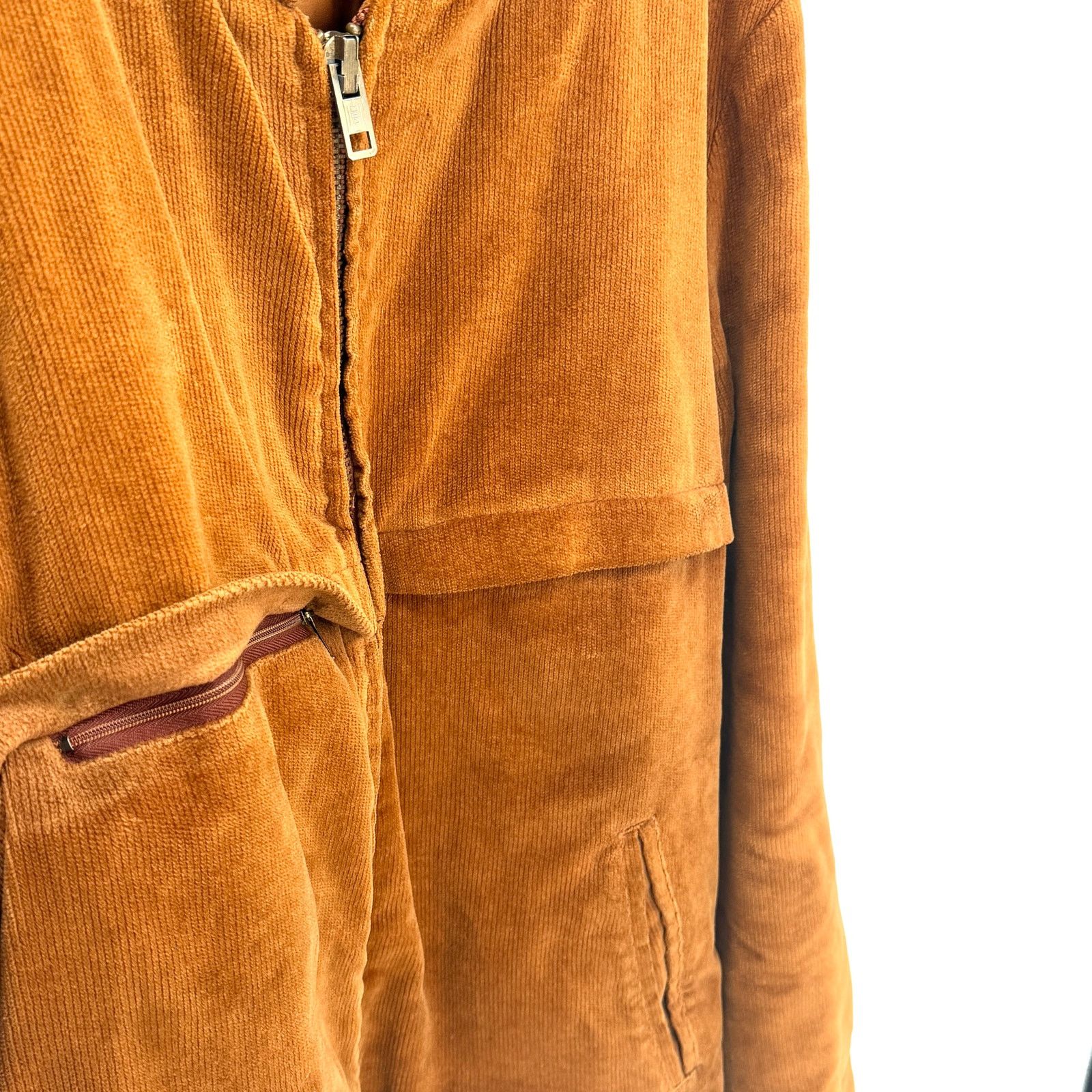 Vintage Vintage 70s William Barry Brown Corduroy Bomber Jacket Size US L / EU 52-54 / 3 - 4 Thumbnail