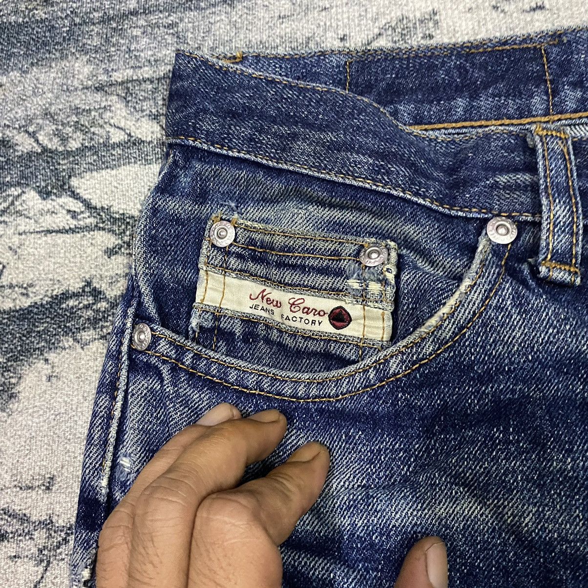Japanese Brand Vintage New Caro Faded Denim Jeans Size US 32 / EU 48 - 6 Thumbnail