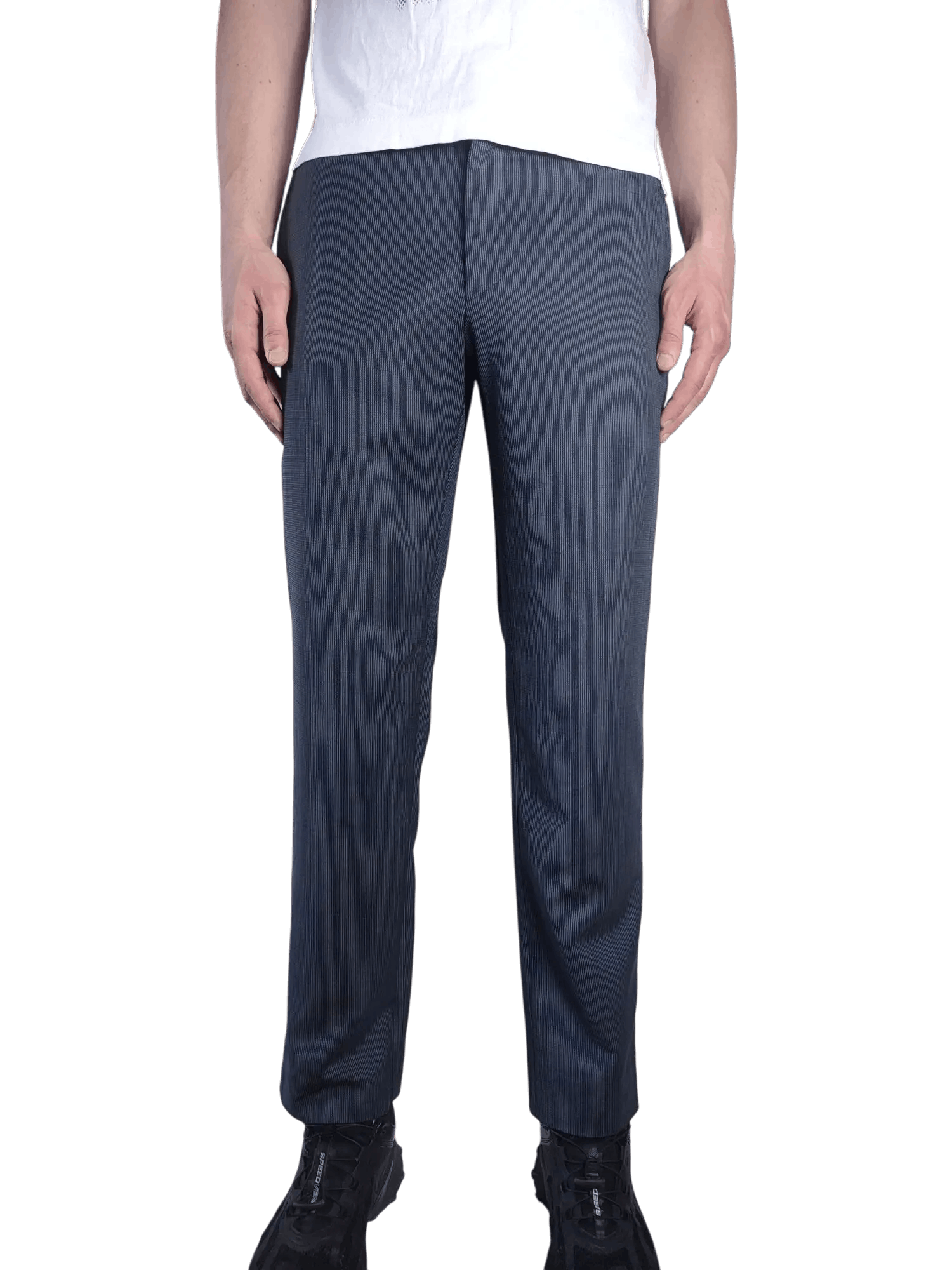 Versace Versace Collection Wool Dotted Trousers Pants Size US 32 / EU 48 - 2 Thumbnail