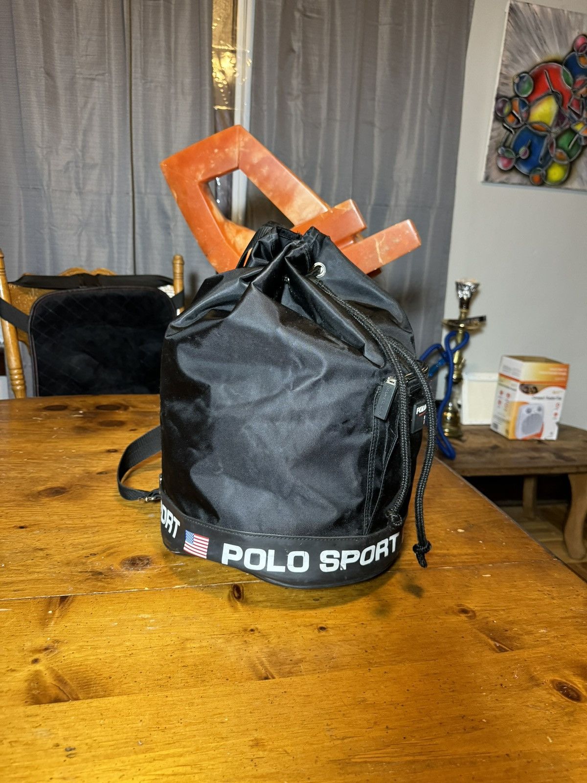 Polo Ralph Lauren × Vintage Vtg POLO SPORT RALPH LAUREN Duffle Bucket Bag Size ONE SIZE - 6 Thumbnail