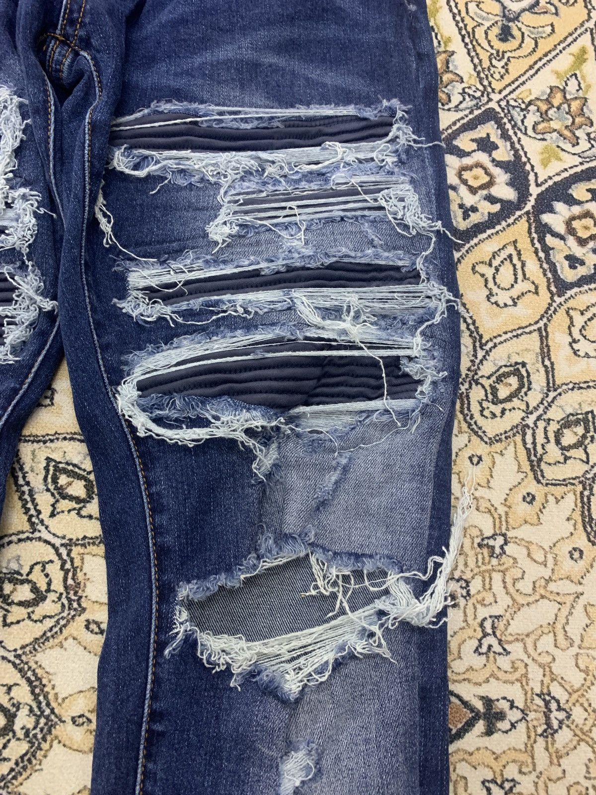Amiri Amiri mx1 ripped skinny denim pants Size US 30 / EU 46 - 3 Thumbnail