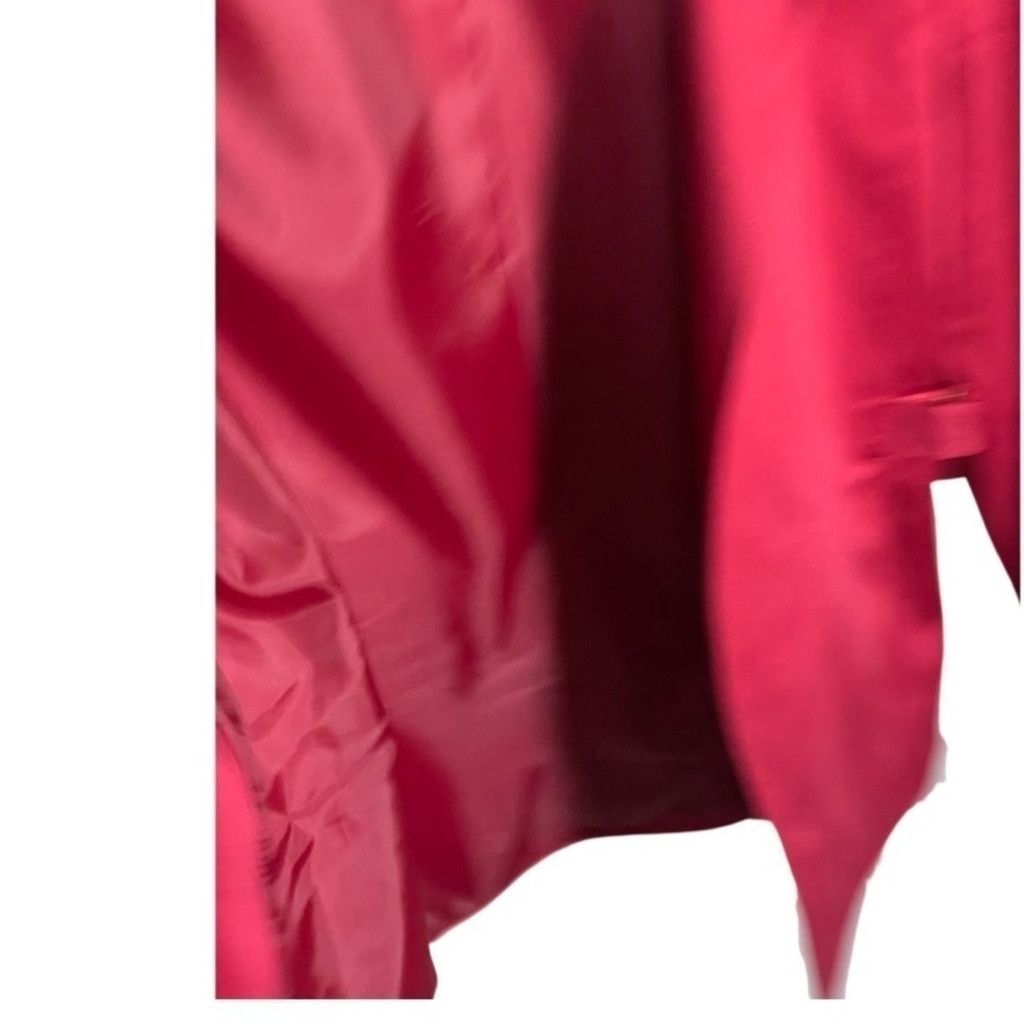 Anne Klein Anne KLEIN Red Jacket w/ Gold Ring Belt Accent. Size M / US 6-8 / IT 42-44 - 13 Thumbnail