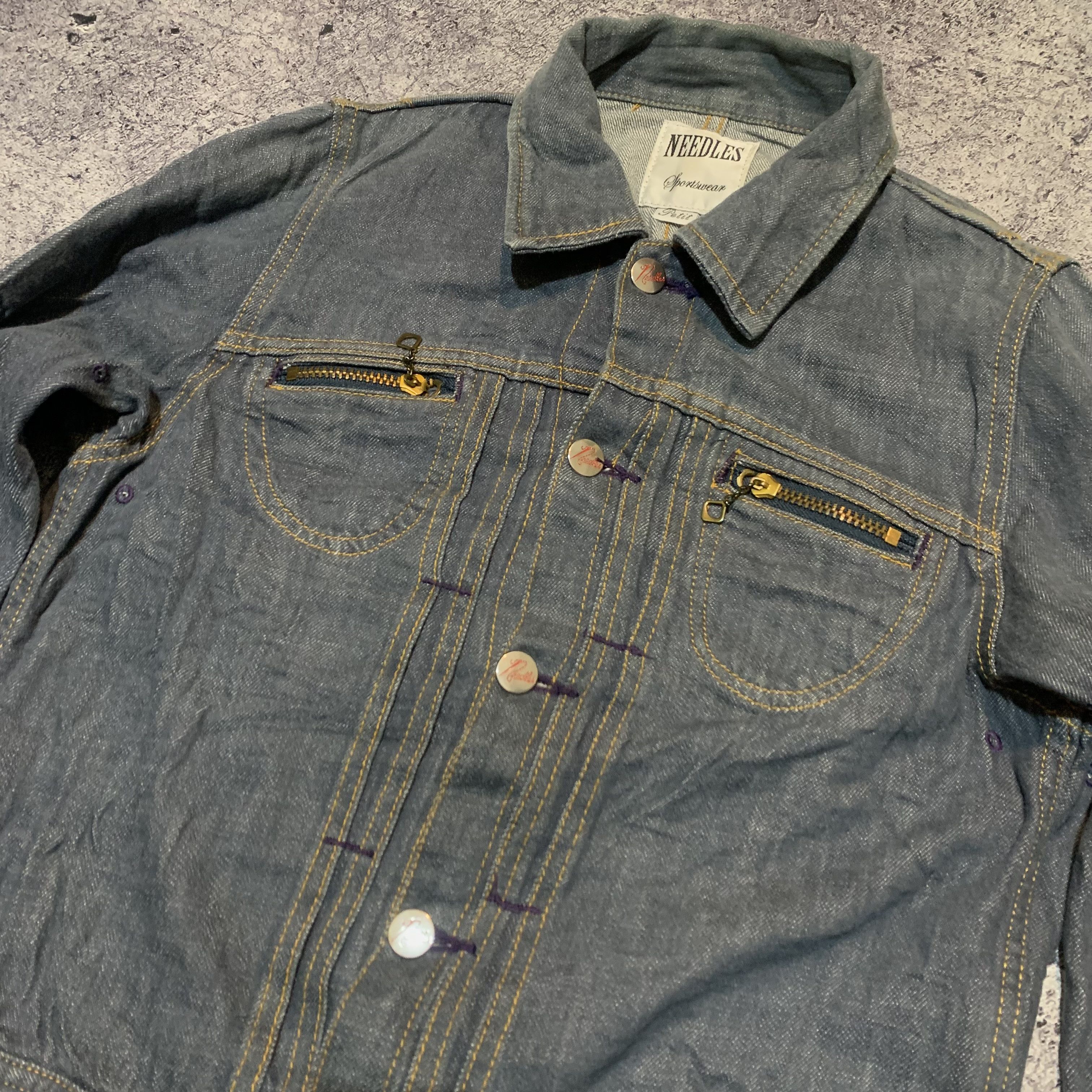 Needles Needles Sportswear Petit Trucker Jacket Size US S / EU 44-46 / 1 - 3 Thumbnail