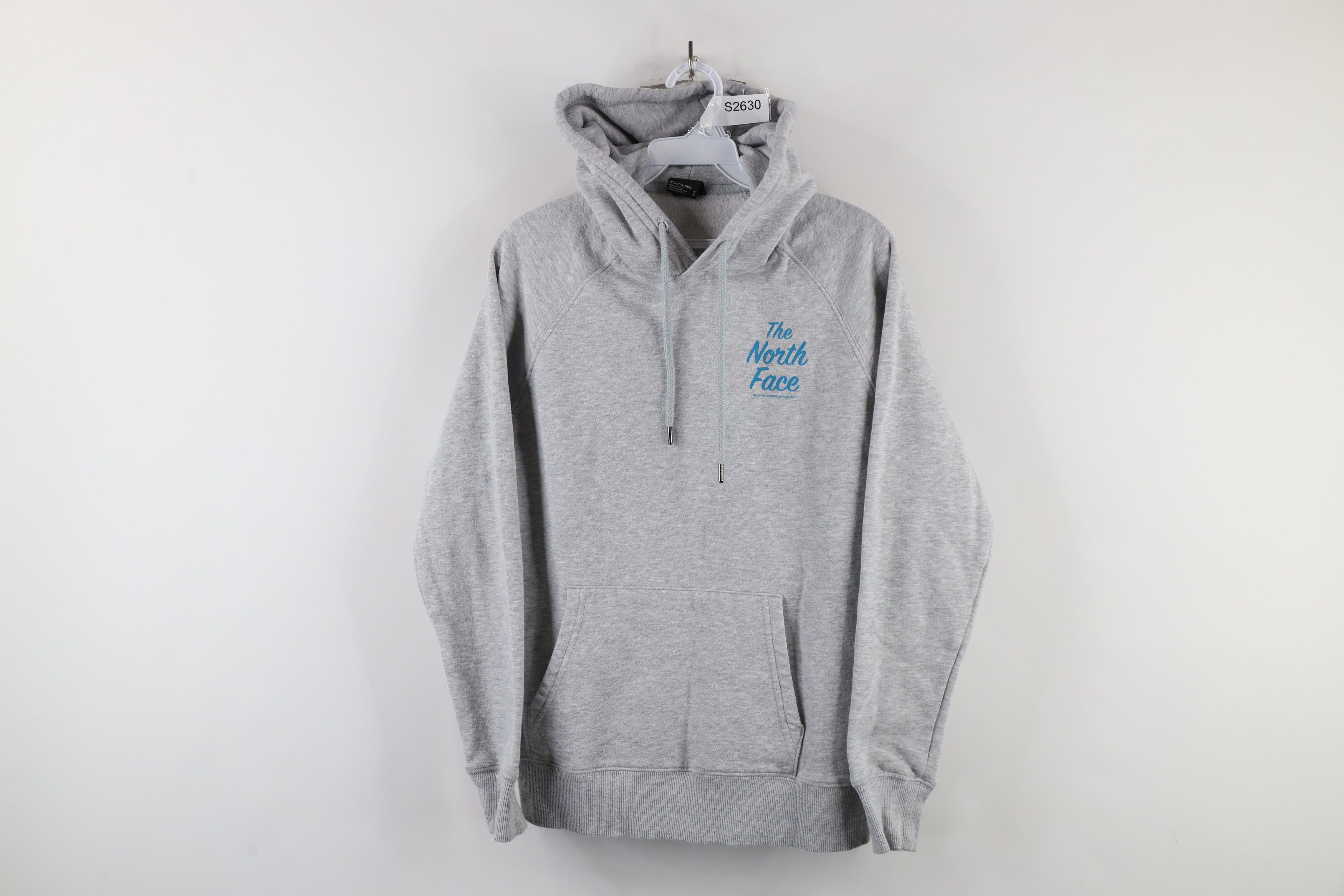 The North Face × Vintage Vintage The North Face Script Hoodie Sweatshirt Gray Size S / US 4 / IT 40 - 1 Thumbnail
