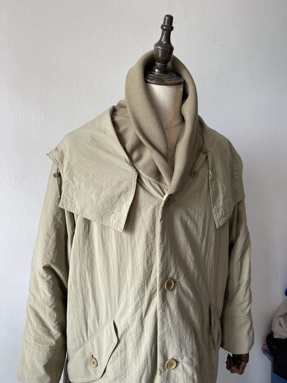 Issey Miyake Rare Plantation Issey Miyake Reversible Long Jacket Size US XL / EU 56 / 4 - 11 Thumbnail