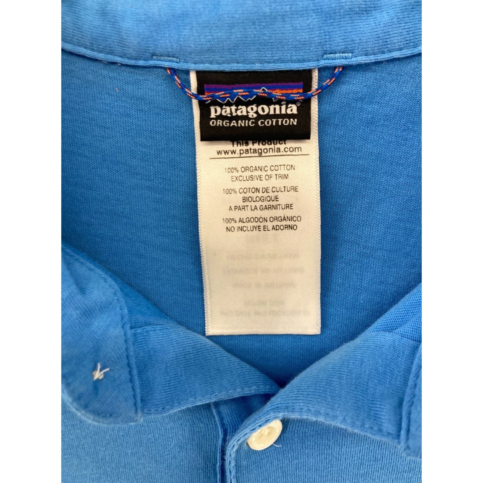 Patagonia Patagonia Polo Shirt Blue XL Men Embroidered Fish Outdoor Classic Logo Short Sleeve Polo Size US XL / EU 56 / 4 - 5 Thumbnail