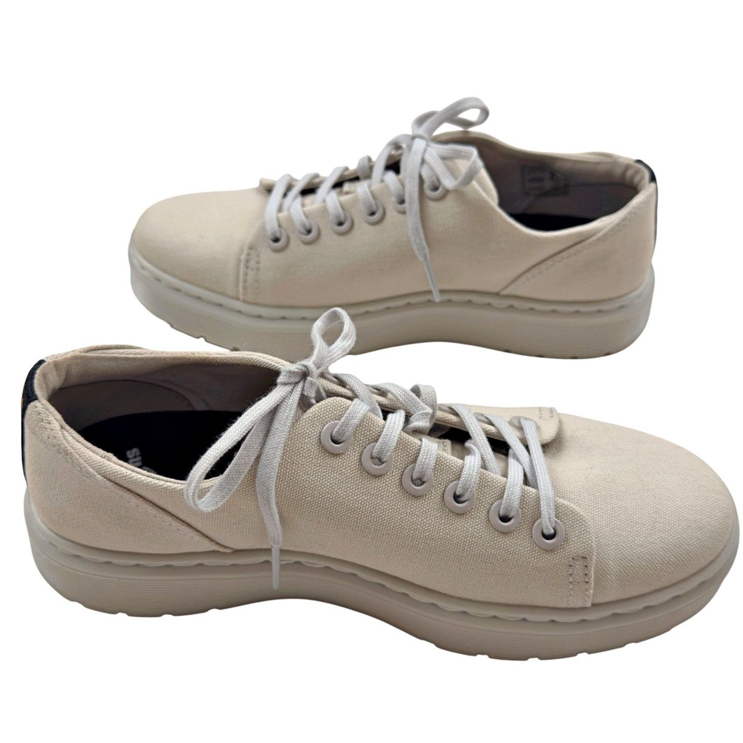 Dr. Martens Dr. Martens Dante Canvas Low-top Sneakers Parchment Beige Size US 7 / IT 37 - 4 Thumbnail