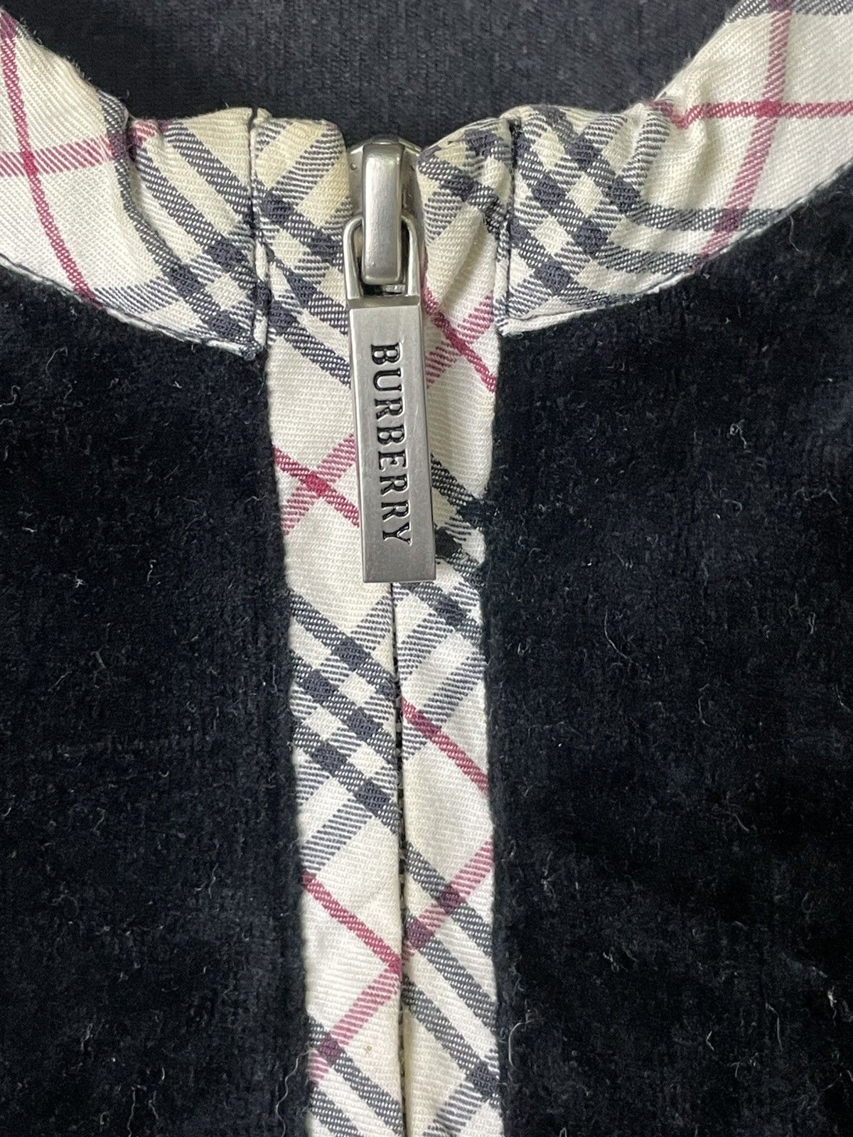 Burberry × Designer × Vintage Burberry Women Half Zipper Crop Top (42) Size M / US 6-8 / IT 42-44 - 6 Thumbnail