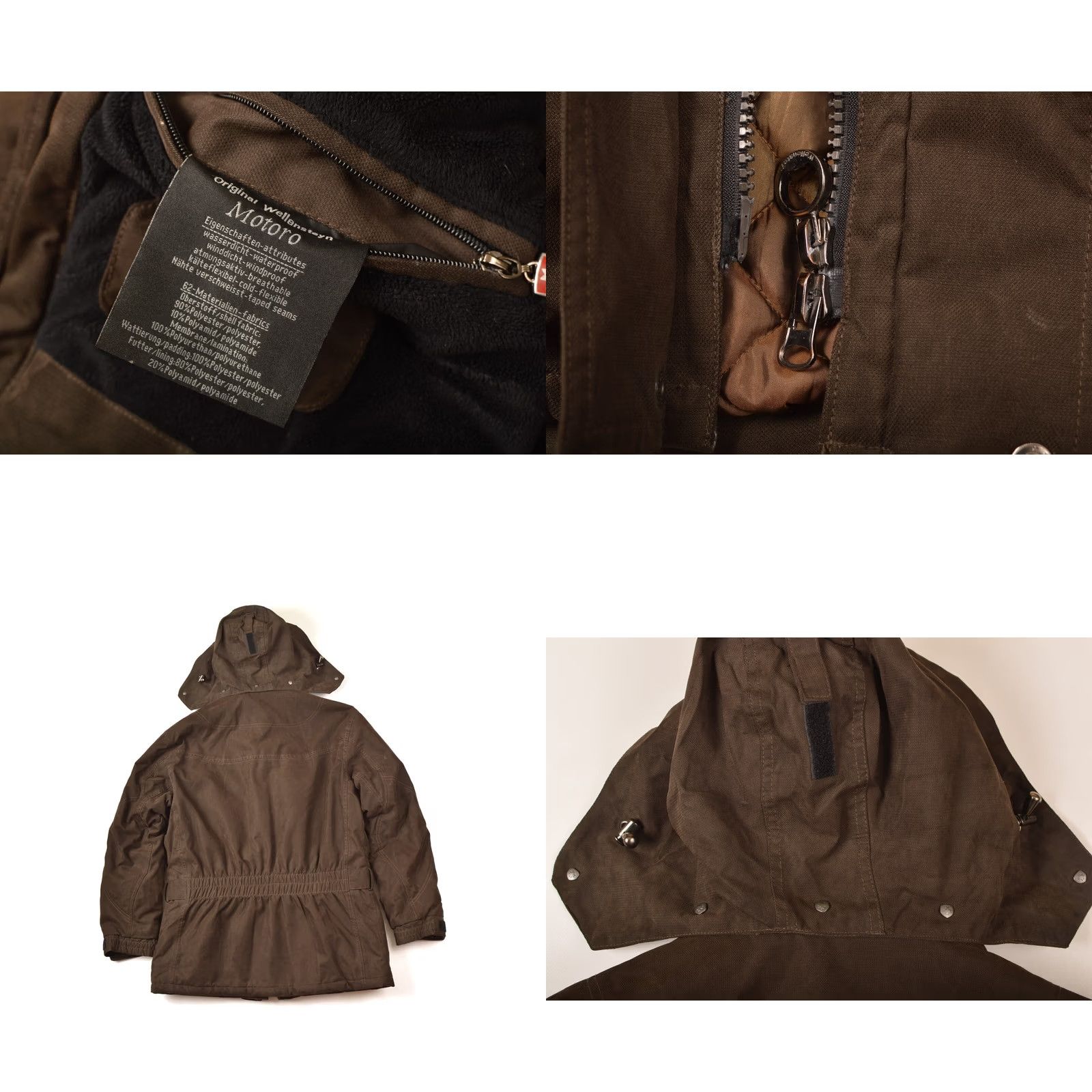 Vintage VINTAGE Wellensteyn Motoro Waterproof Windproof Winter Biker Jacket Size M Brown Mens Jacket Size US M / EU 48-50 / 2 - 8 Thumbnail