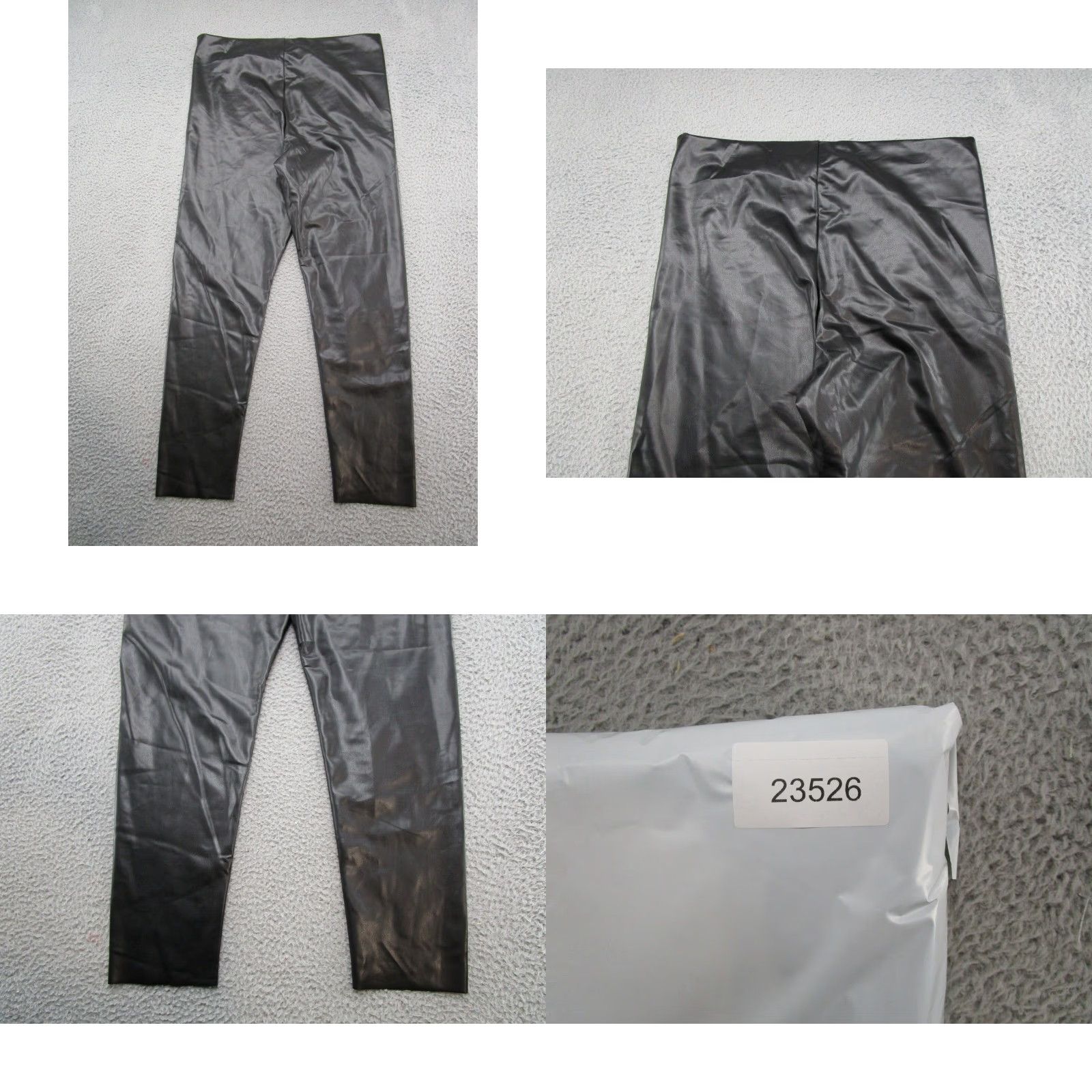 Joie Joie Faux Leather Pants Black Stretch Skinny Women's 2XL Regular Size Pants Vintage Theme Motorcycle Rock Band Womens Mens Size 40" / US 18 - 9 Thumbnail