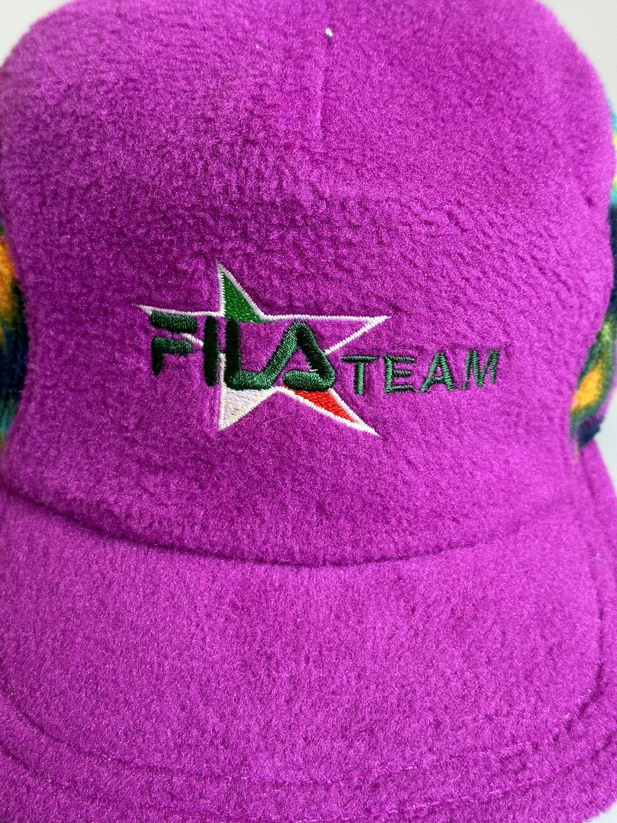 Fila Fila Team Vintage Polartec Fleece Cap Hat Size ONE SIZE - 3 Thumbnail