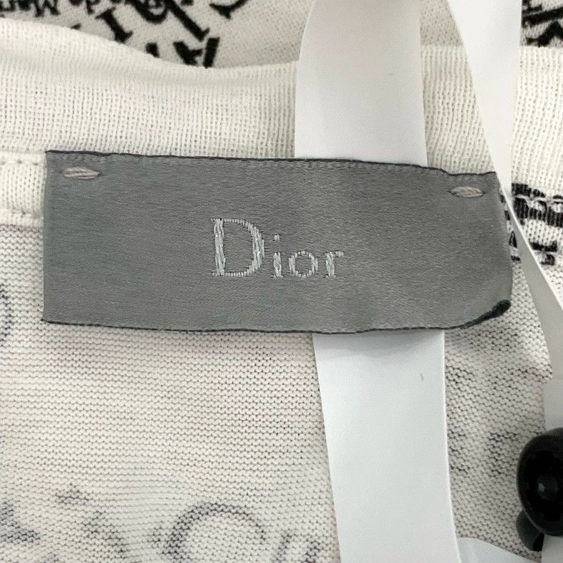 Dior Dior Slogan logo full print white round-neck cotton short-s Size US L / EU 52-54 / 3 - 5 Thumbnail
