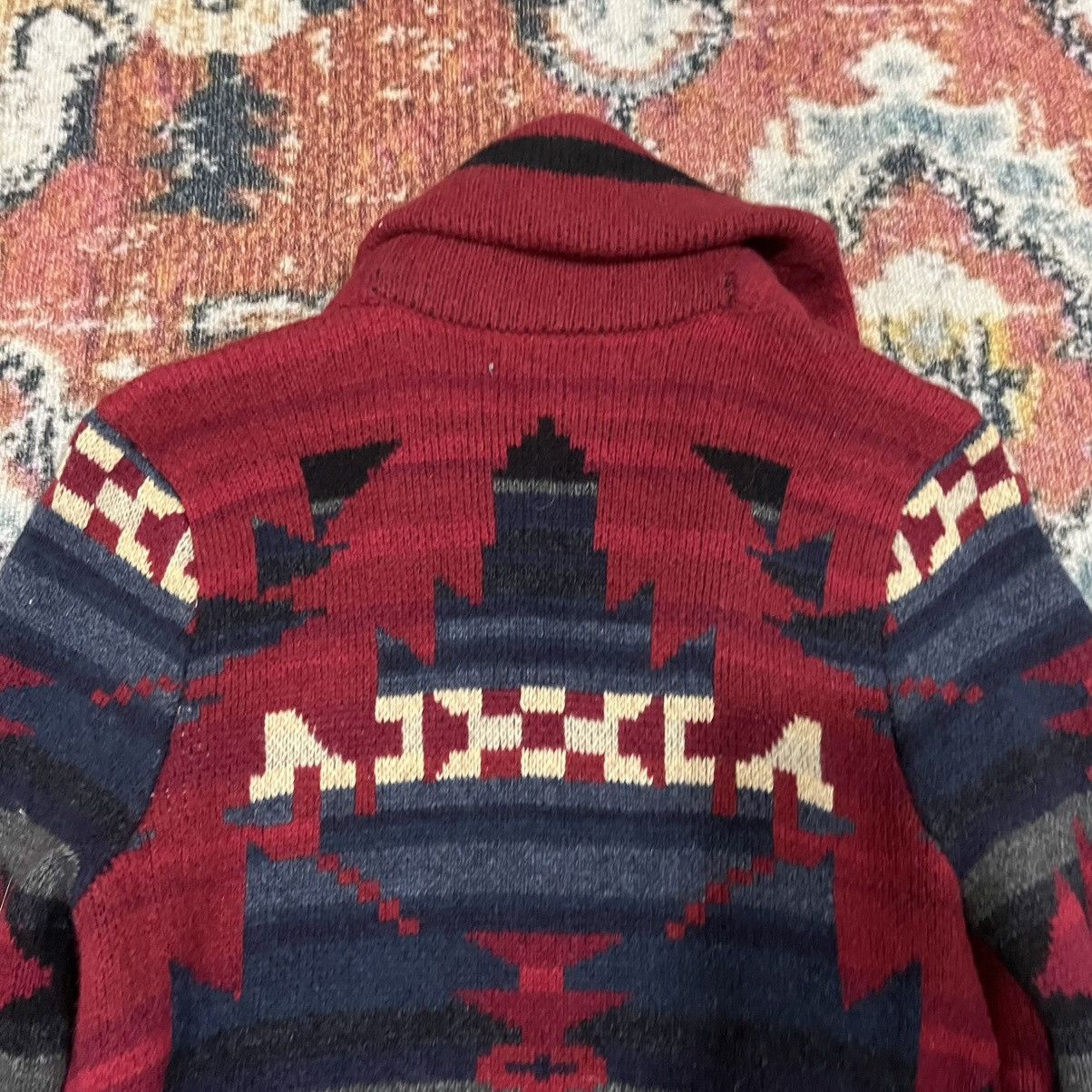 Polo Ralph Lauren Ralph Lauren Sweater Southwestern RRL Navajo Intarsia Size M / US 6-8 / IT 42-44 - 13 Thumbnail