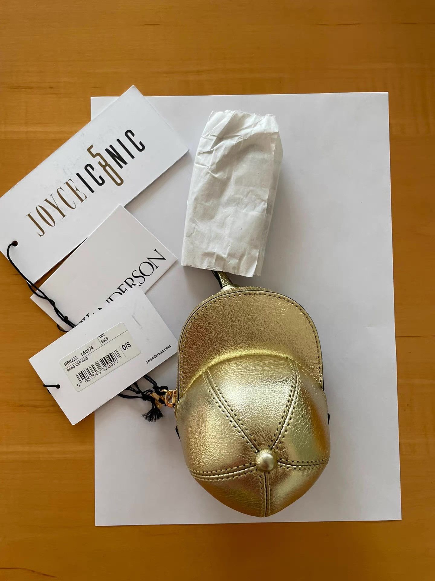 JW Anderson JW Anderson Mini Gold Hat Bag Ｑ21 Size ONE SIZE - 3 Thumbnail