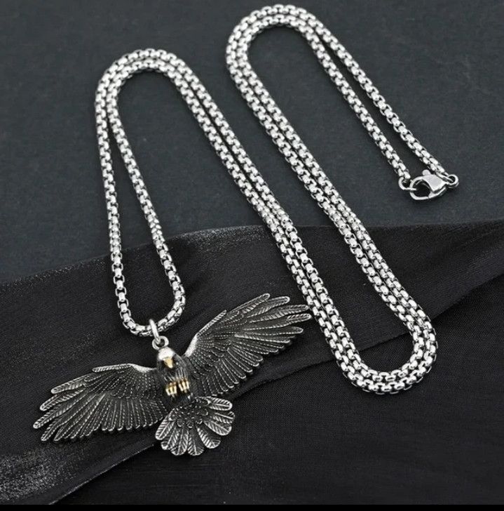 Jewelry × Vintage Classic Eagle Wings Pendant Necklace Size ONE SIZE - 5 Thumbnail