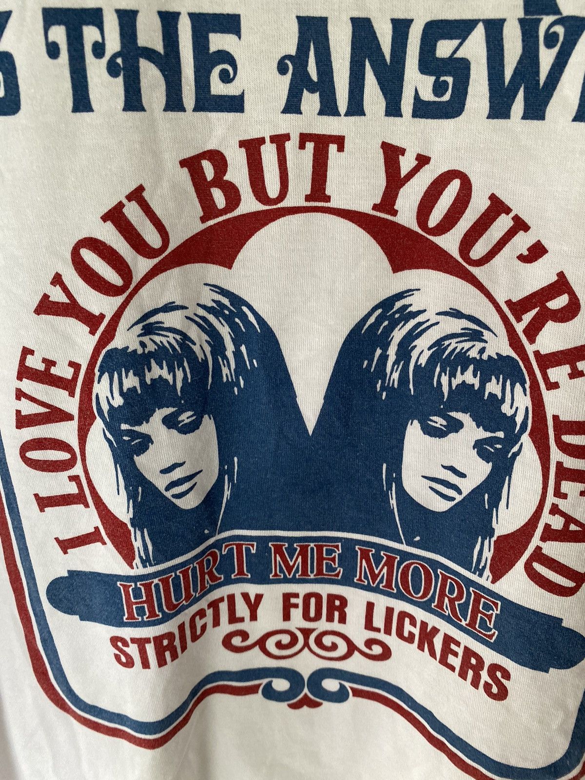 Hysteric Glamour Vtg Hysteric is The answer Pin up girl Size US M / EU 48-50 / 2 - 5 Thumbnail