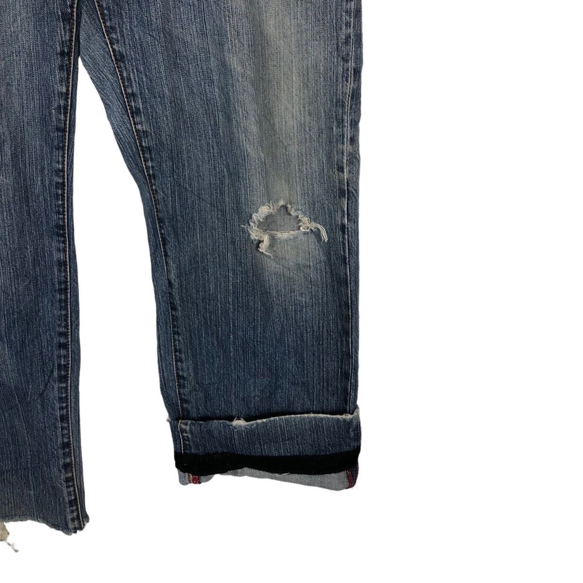 Japanese Brand 🔥RARE PUNK STYLE DISTRESSED DENIM JEANS ISSEY MIYAKE JAPAN Size US 34 / EU 50 - 10 Thumbnail