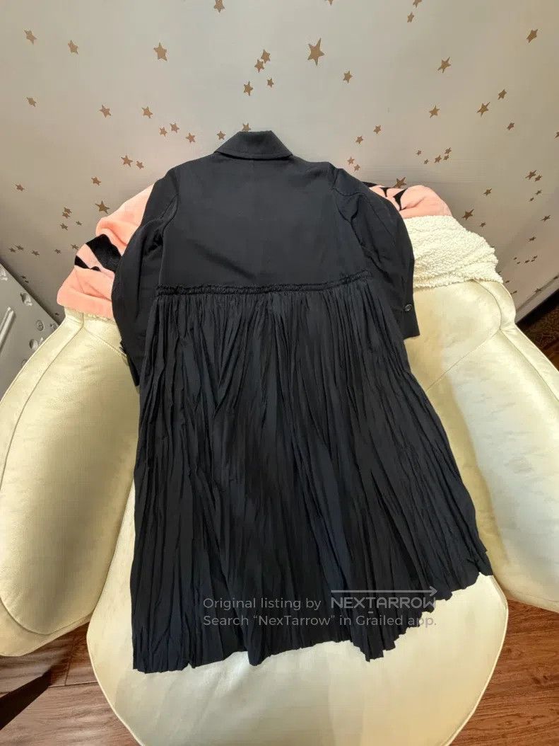 Comme des Garcons Comme des Garcons Pleated Wool Patchwork Duster Size S / US 4 / IT 40 - 4 Thumbnail