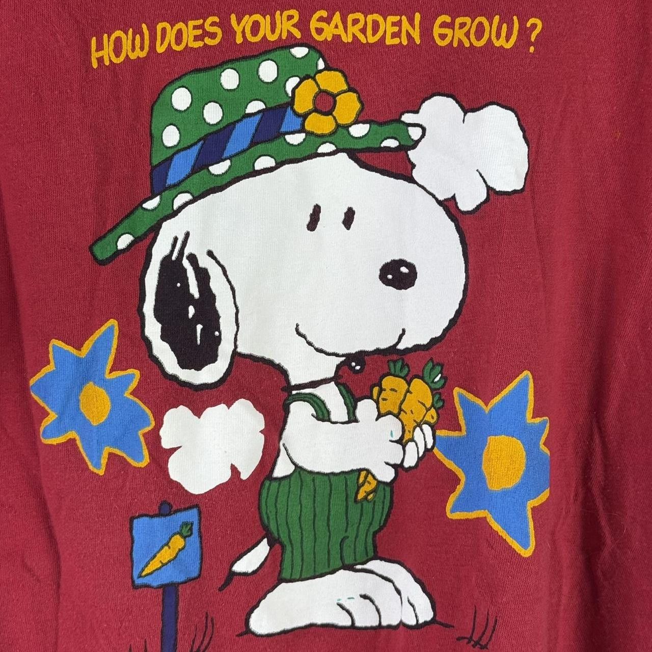 Vintage Vintage T shirt Graphic Snoopy Peanuts Vintage 90s Size US M / EU 48-50 / 2 - 5 Thumbnail